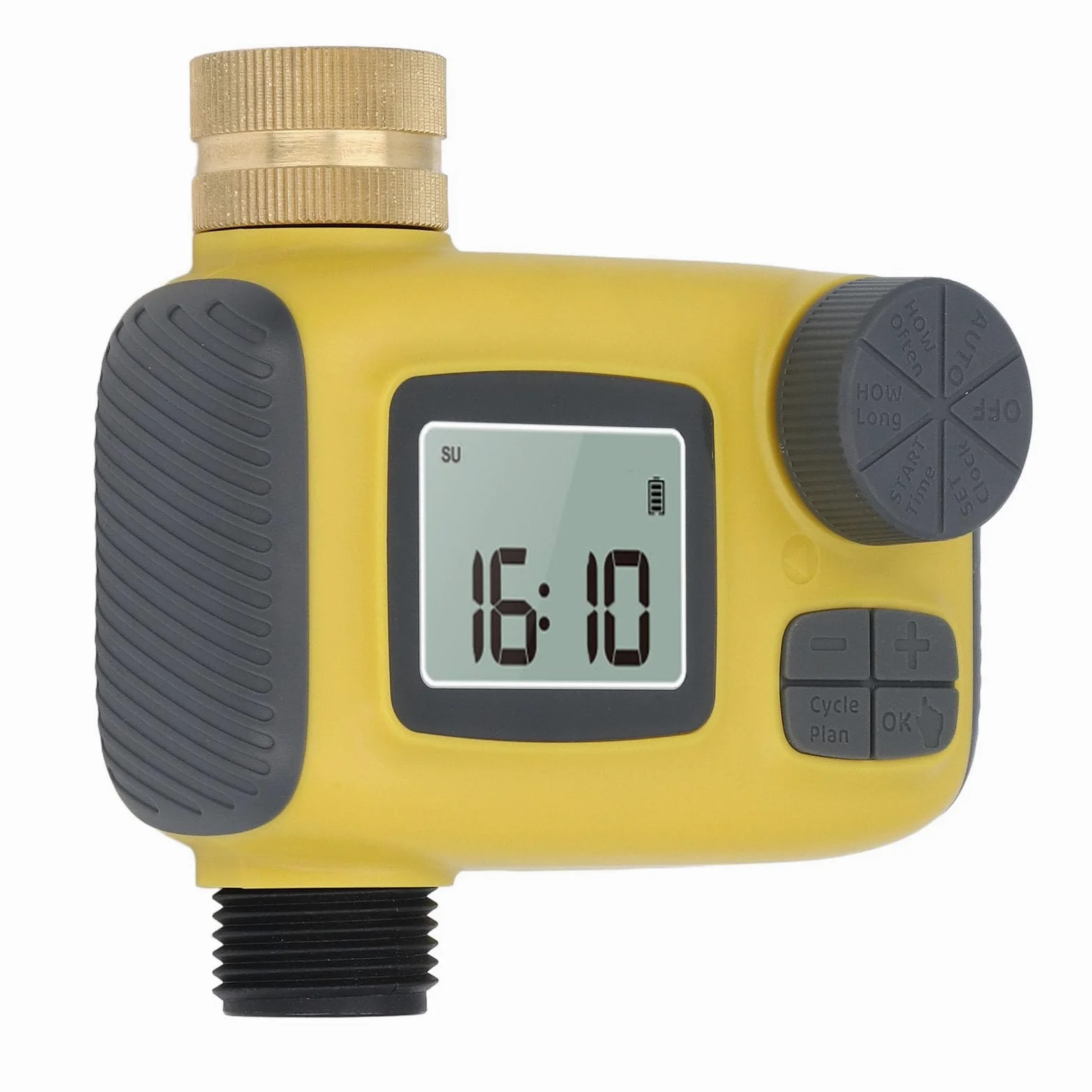 KIMISS Manguera de Jardín con Temporizador de Aspersor Programable, Temporizador de Riego Automático con Conector de Cobre Puro, de Riego Eficiente