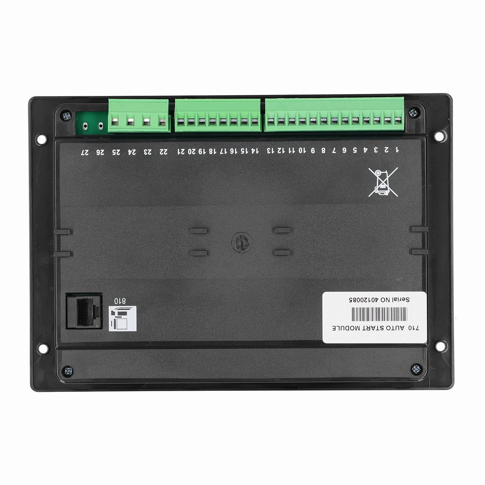 Yosoo Health Gear Panel de Control de Arranque Automático del Generador Panel de Control del Generador de CC de 8 a 36 V Pantalla LCD Monitoreo Automático de la Red Eléctrica Arranque y Parada