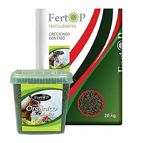 Abono Ecológico Orgánico de Caballo en Pellets, 20 kg