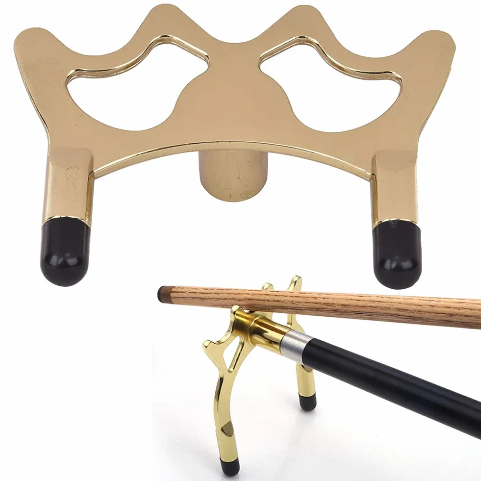 Metal Anti Slip Billiards Snooker Cue Rest Holder Cotton Low Fork