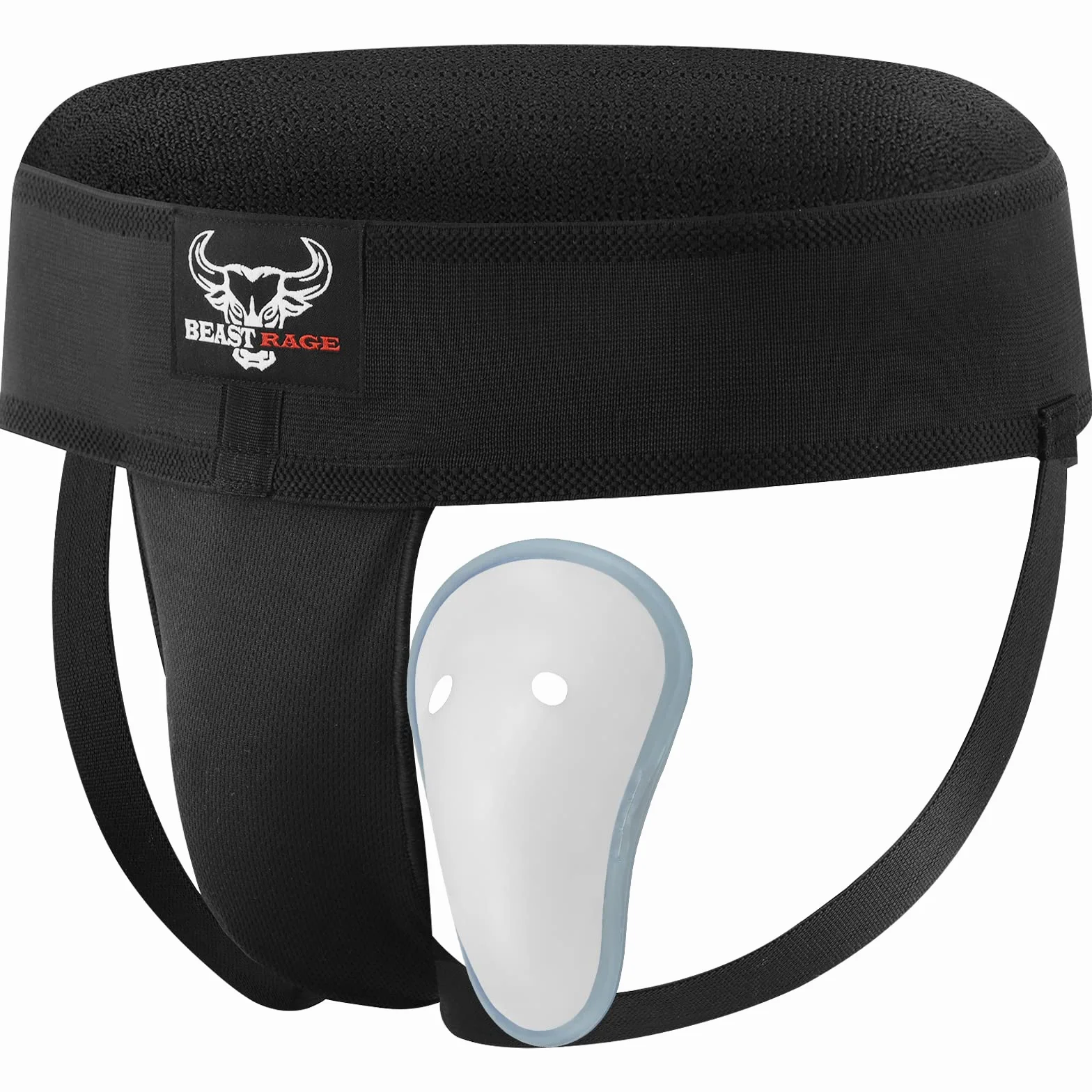 Protector de ingle de boxeo para hombre absorbente del sudor ventilado ajustable para taekwondo karate Jiu Jitsu BJJ kickboxing MMA Muay Thai
