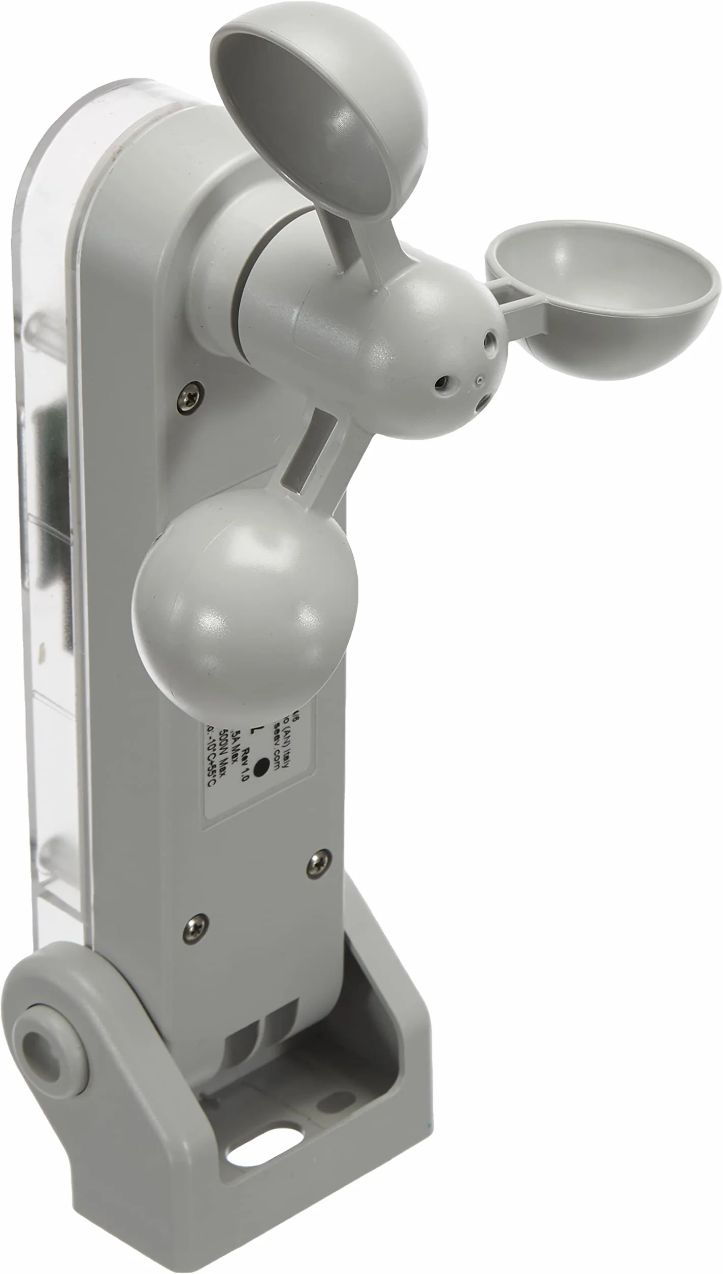 Seav Beweather Central electrónica para toldos con anemómetro, Sensor de Sol y Lluvia Integrados