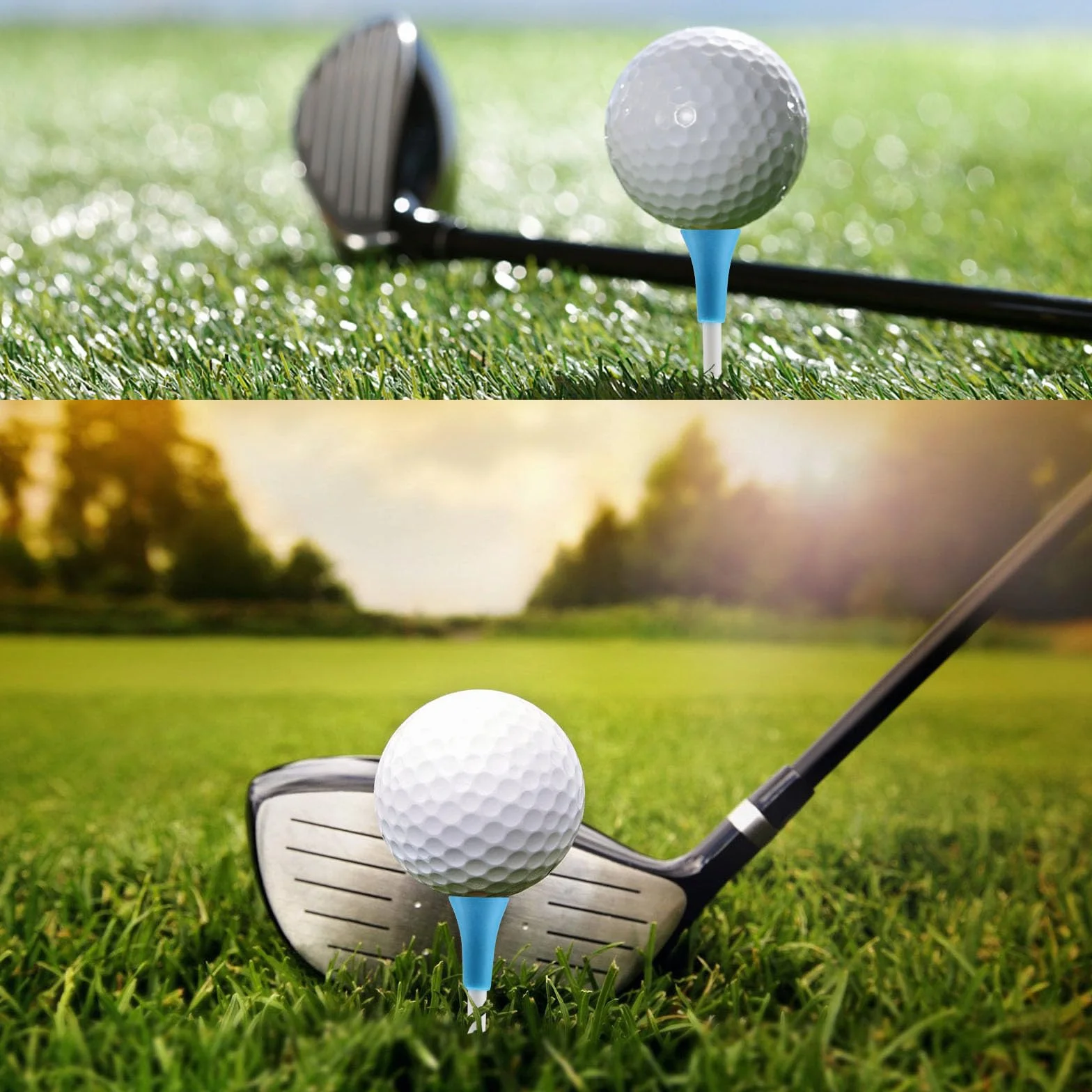 Crestgolf Cojín de Goma de Golf Duradero Multicolores Paquete de 24/50 Piezas