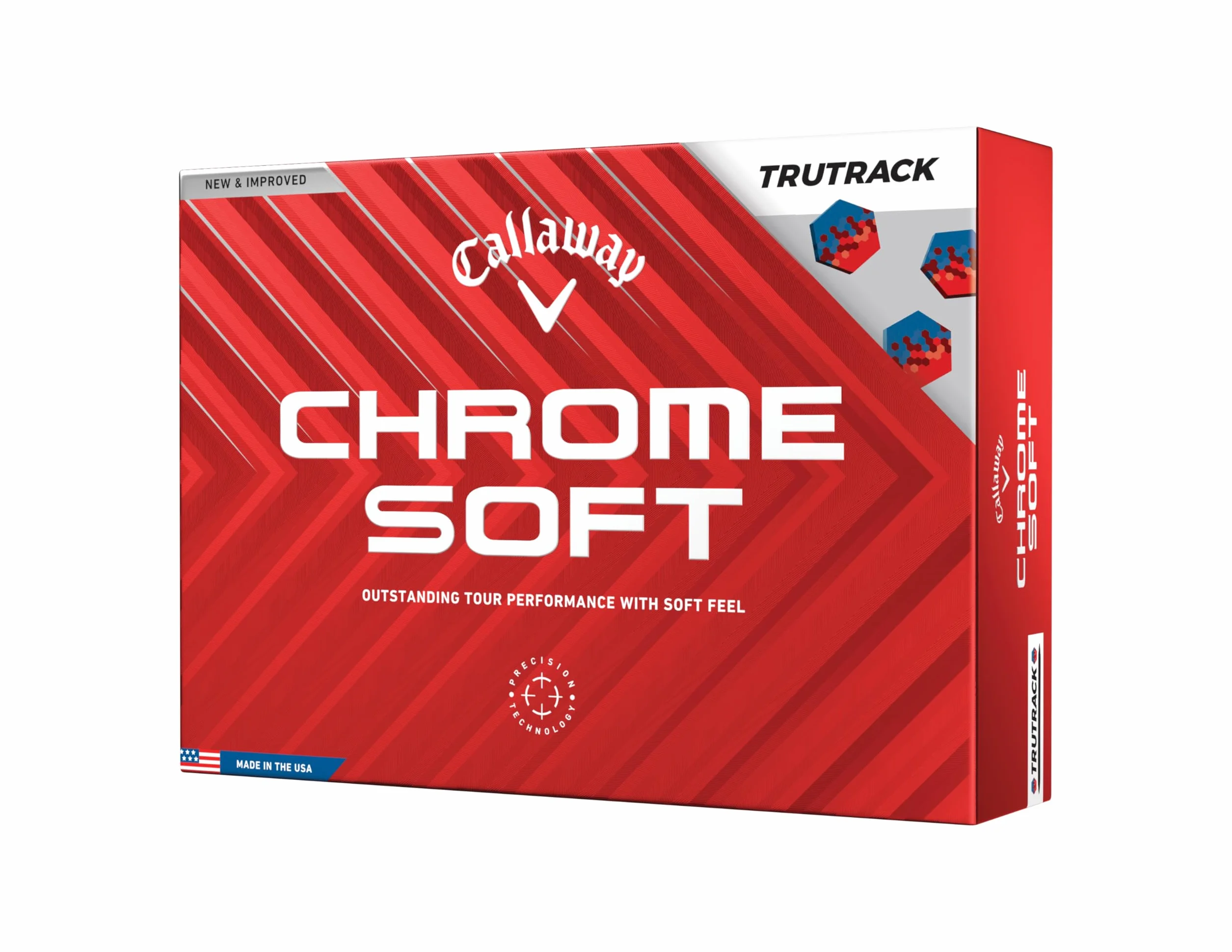 Callaway 360 Triple Track Pelotas de Golf Cromadas 2024 Blanco