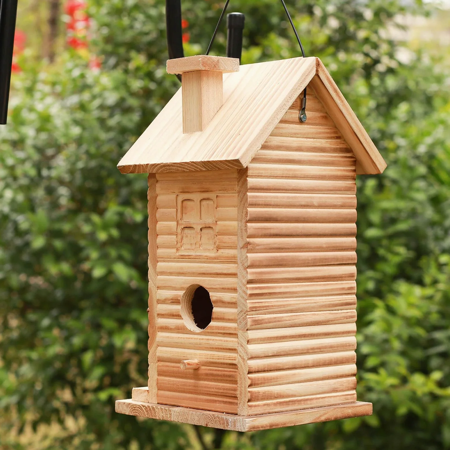 STARSWR Casas para pájaros para Exteriores, casa Colgante para pájaros
