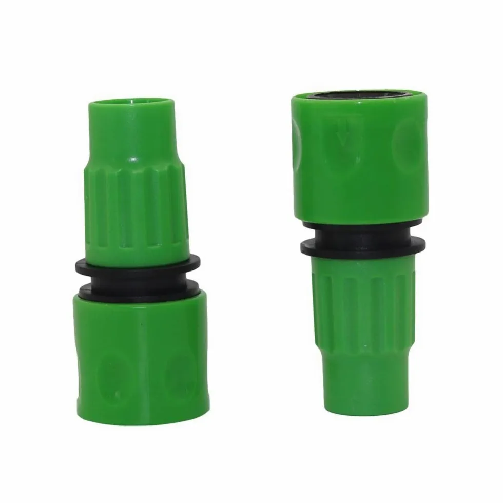 60pcs / Lot 8 mm Conector de Accesorios de riego telescópica Tubería Conectores Jardín Pistolas de Agua Decoración de jardín de riego Manguera rápida
