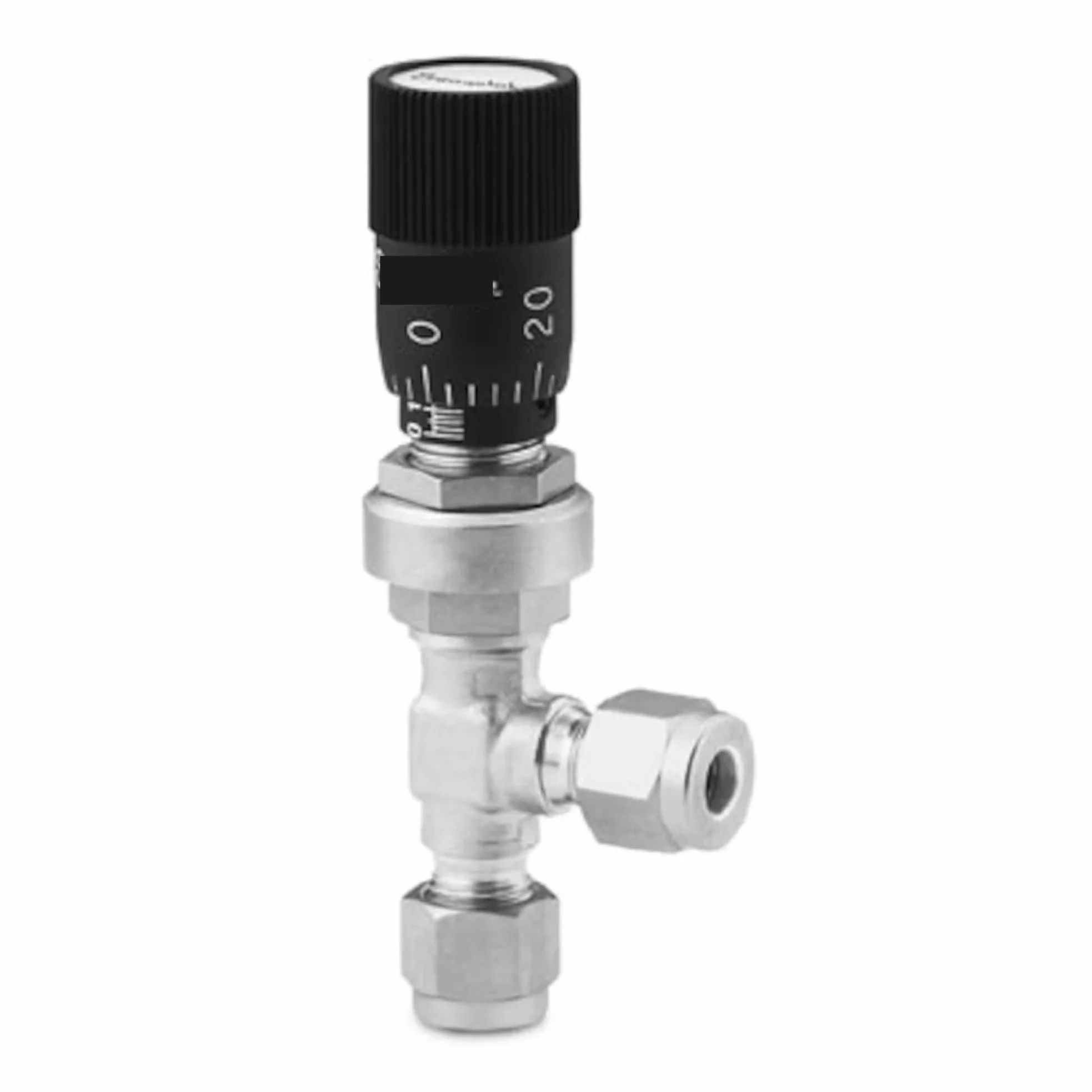 SS-4MA-MH, Conector for Tubo de 1/4 pulg., Mango Vernier Tipo ángulo