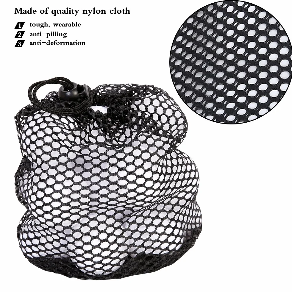 Bolsa para Pelotas de Golf, Bolsa de Malla con cordón