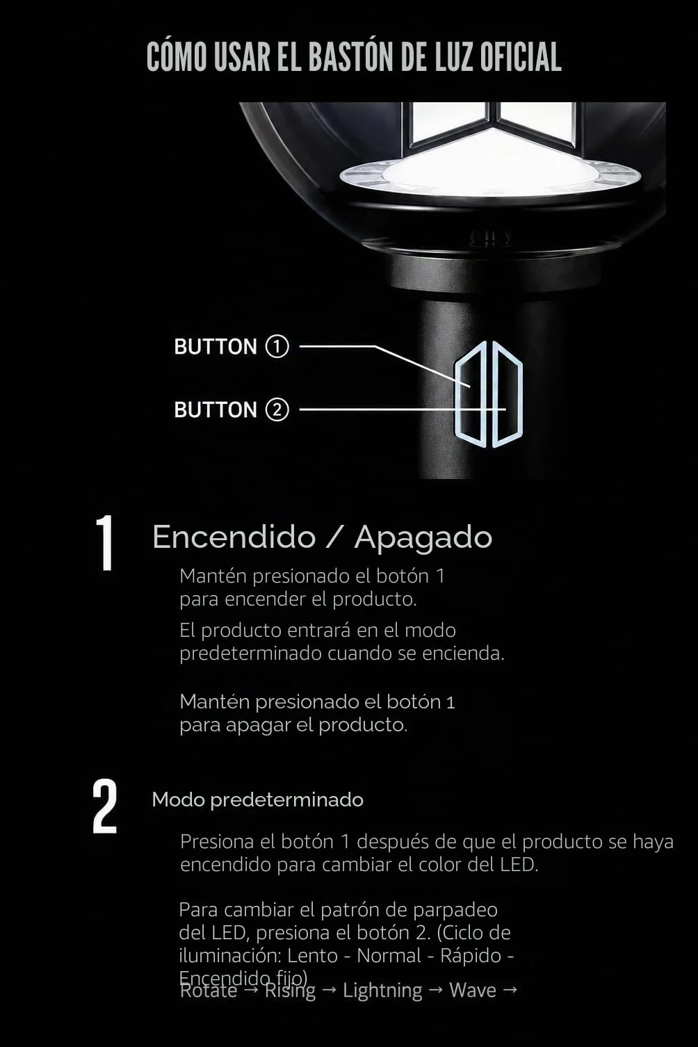 B.T.S Official LIGHTSTICK VER.4 con 10 tarjetas fotográficas