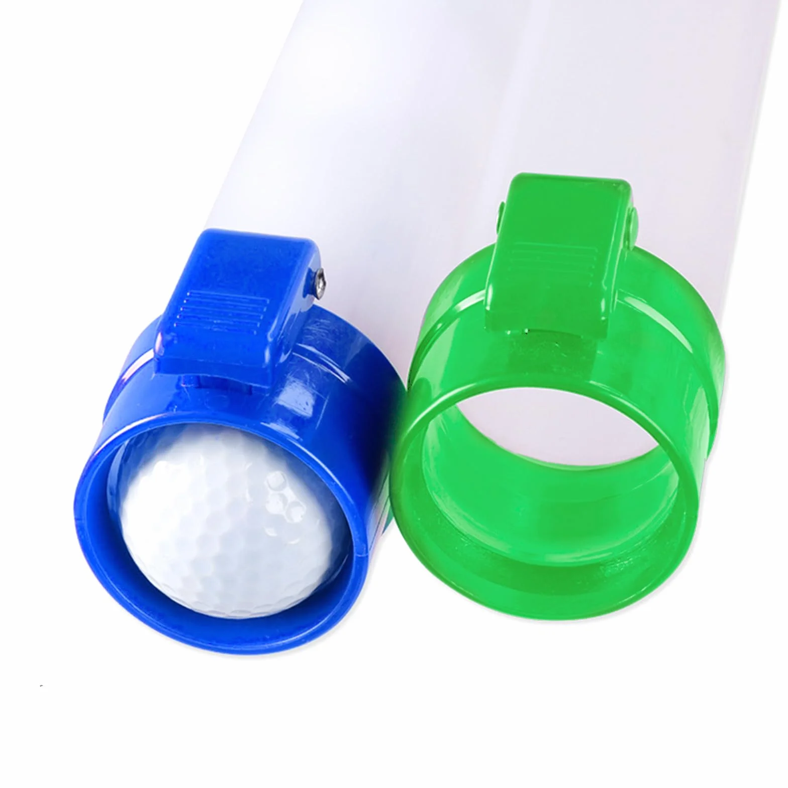 Recogedor de pelotas de golf, tubo de plástico, herramienta de recogida