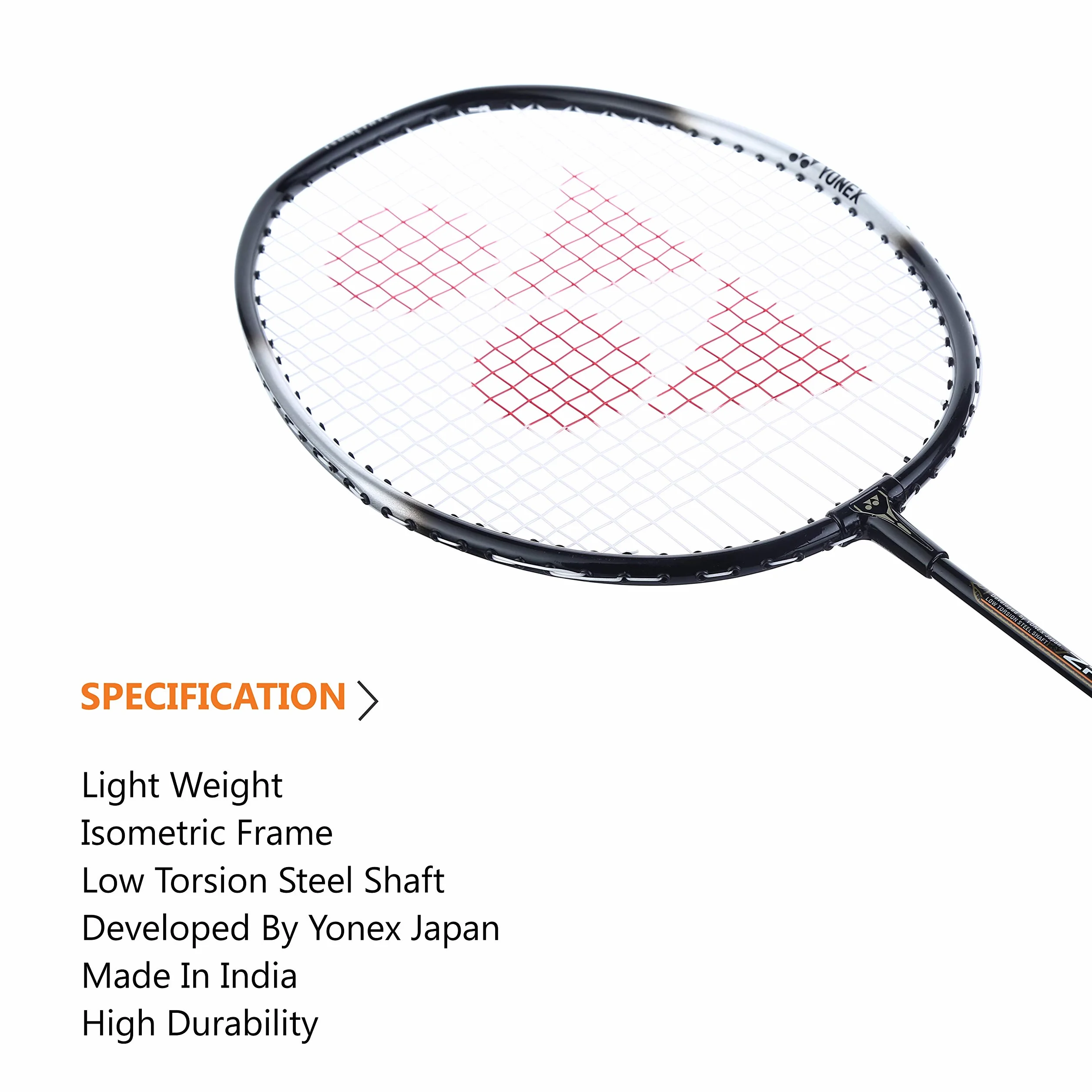 YONEX ZR 100 LIGHT Raqueta de bádminton aluminio negro