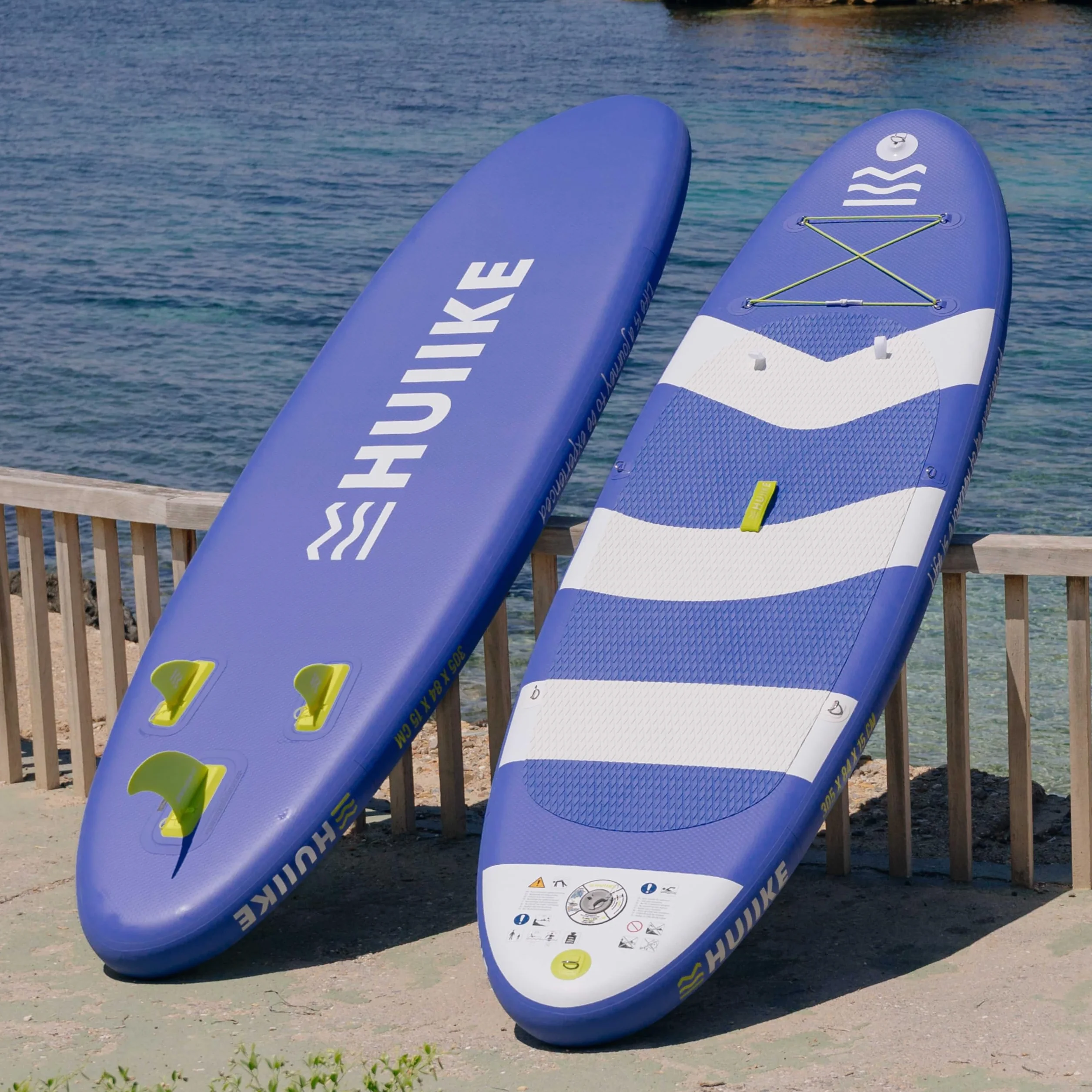 HUIIKE Quilla Paddle Surf Pack de 3 Desmontables Aleta con Cierre de Seguridad Tabla Padel Sup Board Inflable