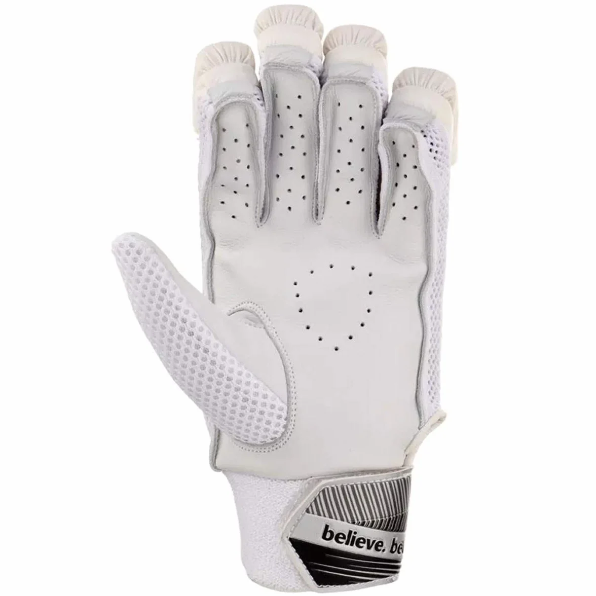 Litevate SG Cricket RH Guantes de bateo White