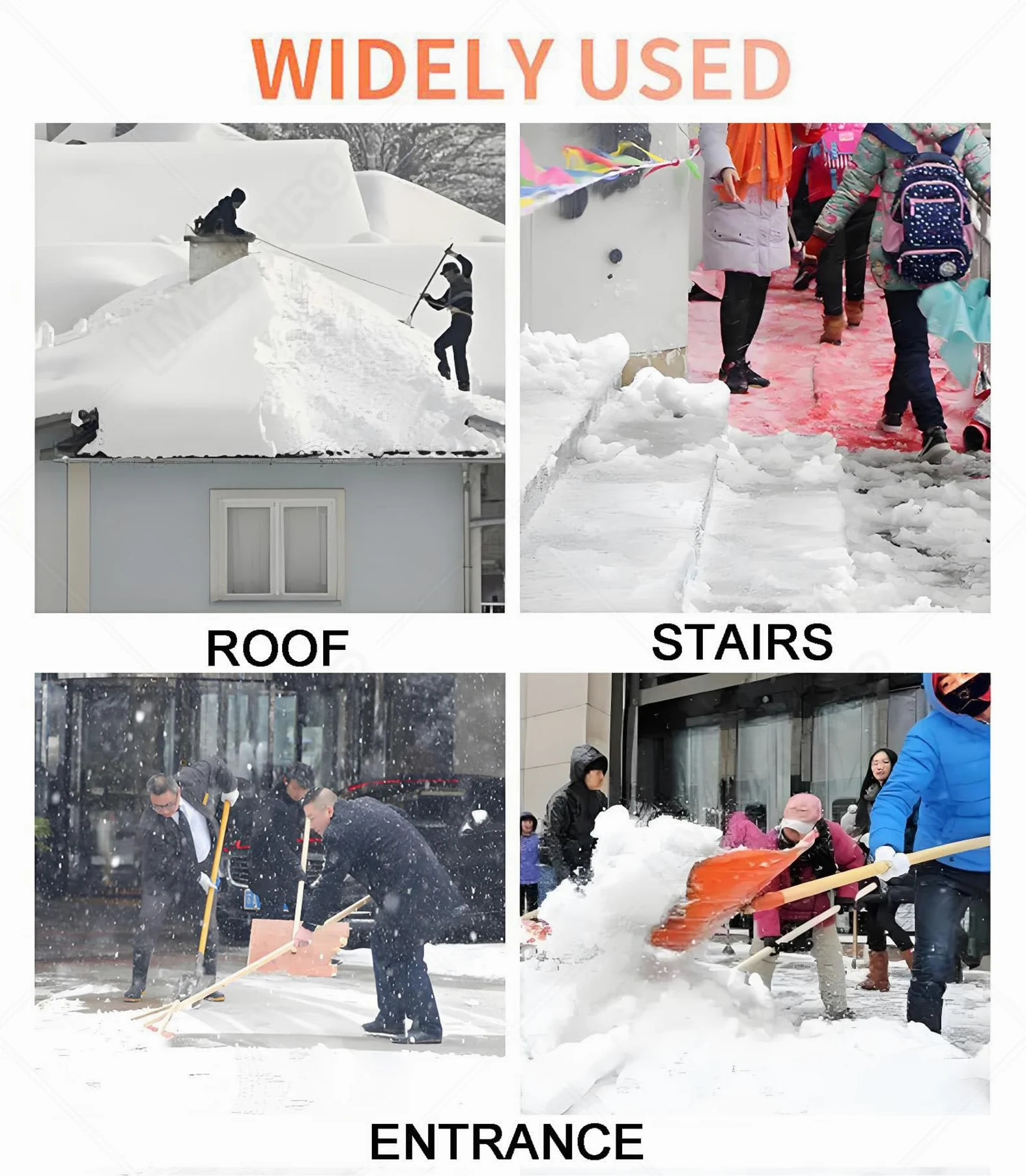 Alfombras Calefactoras Suelo 5PCS para Evitar Hielo en Entradas/Escaleras/Senderos,para Derretir Nieve,Hielo,Alfombras Calefactoras con Textura Antideslizante 5pcs-21 * 98in/54 * 250cm