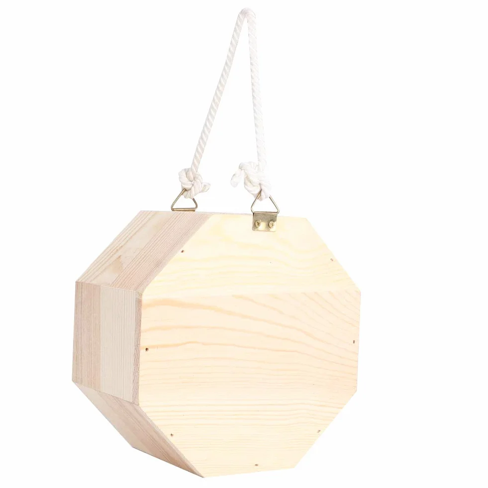 Yctze Bee House, 16 * 16 * 9 Insecto de Madera Bee House Wood Bug Room Hotel Nesting Box para Decoración de Jardín Al Aire Libre