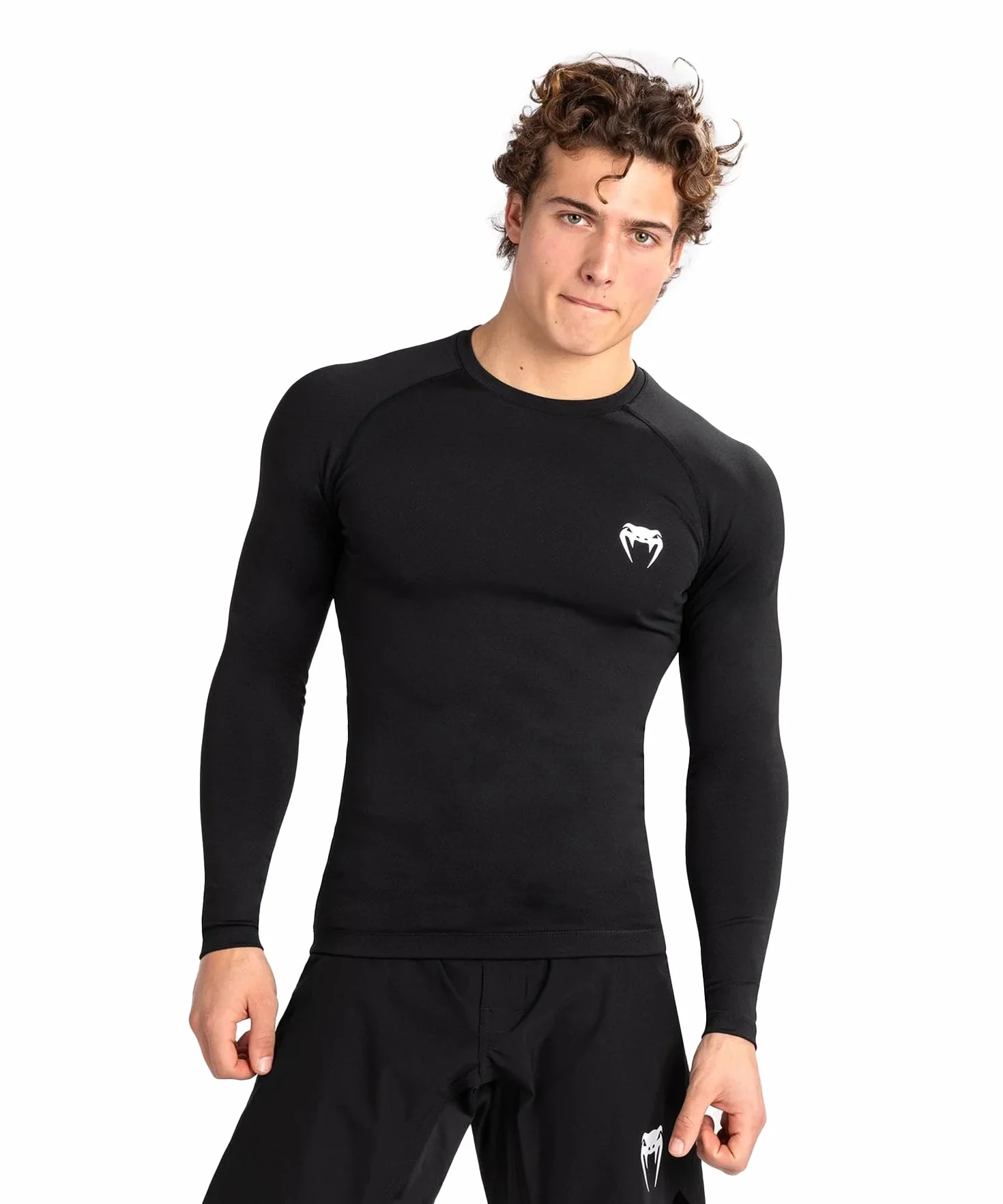 VENUM Contender Lycra de Manga Larga Camiseta Hombre Pack de 1