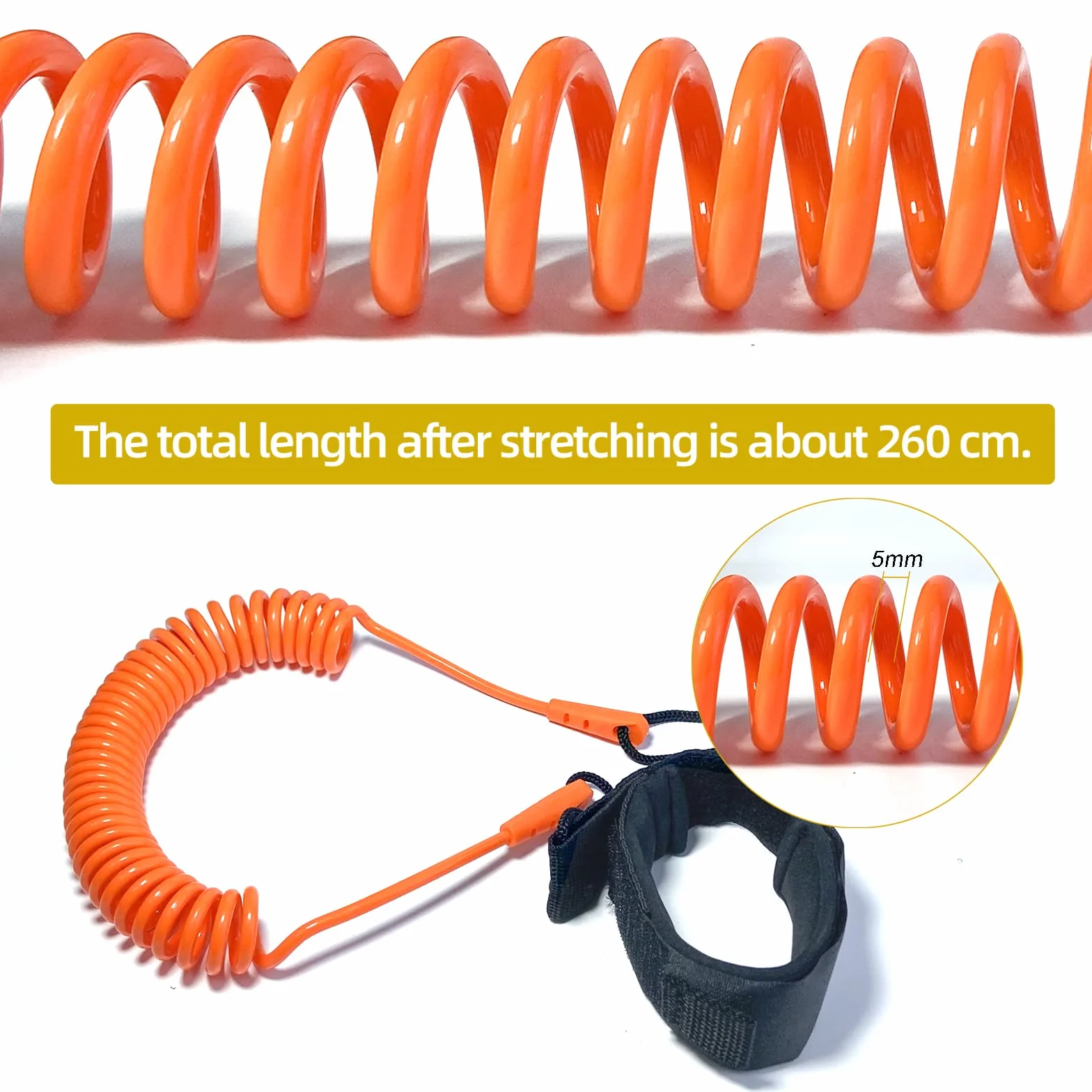 Surf Leash TPU Correa Tobillo para Stand Up Paddle Kayak Sup