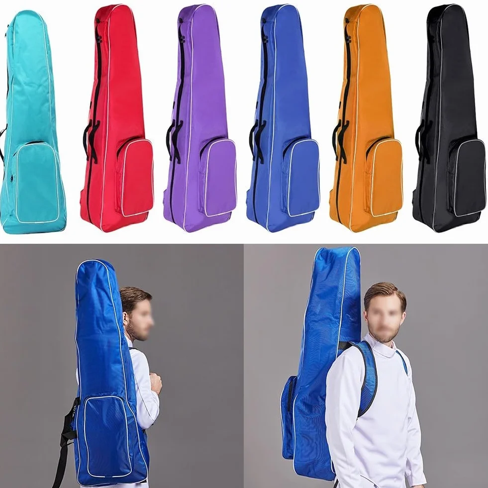 Lecreatekit Bolsa almacenamiento equipo esgrima resistente desgarro múltiples compartimentos rojo