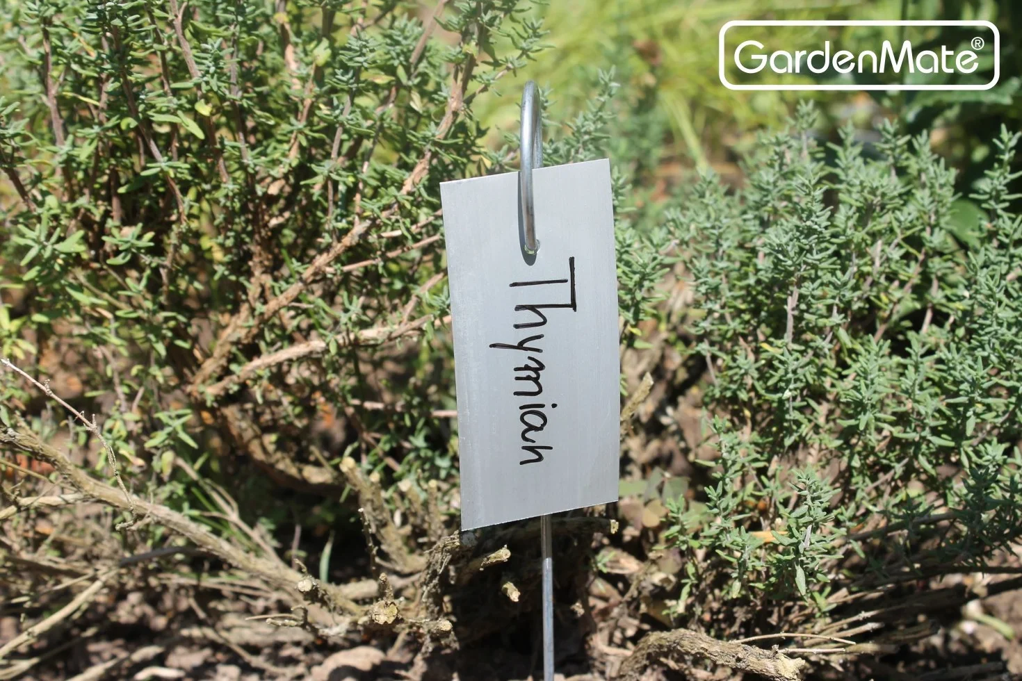 GardenMate - Etiquetas para jardín (con Gancho metálico, 25 Unidades)