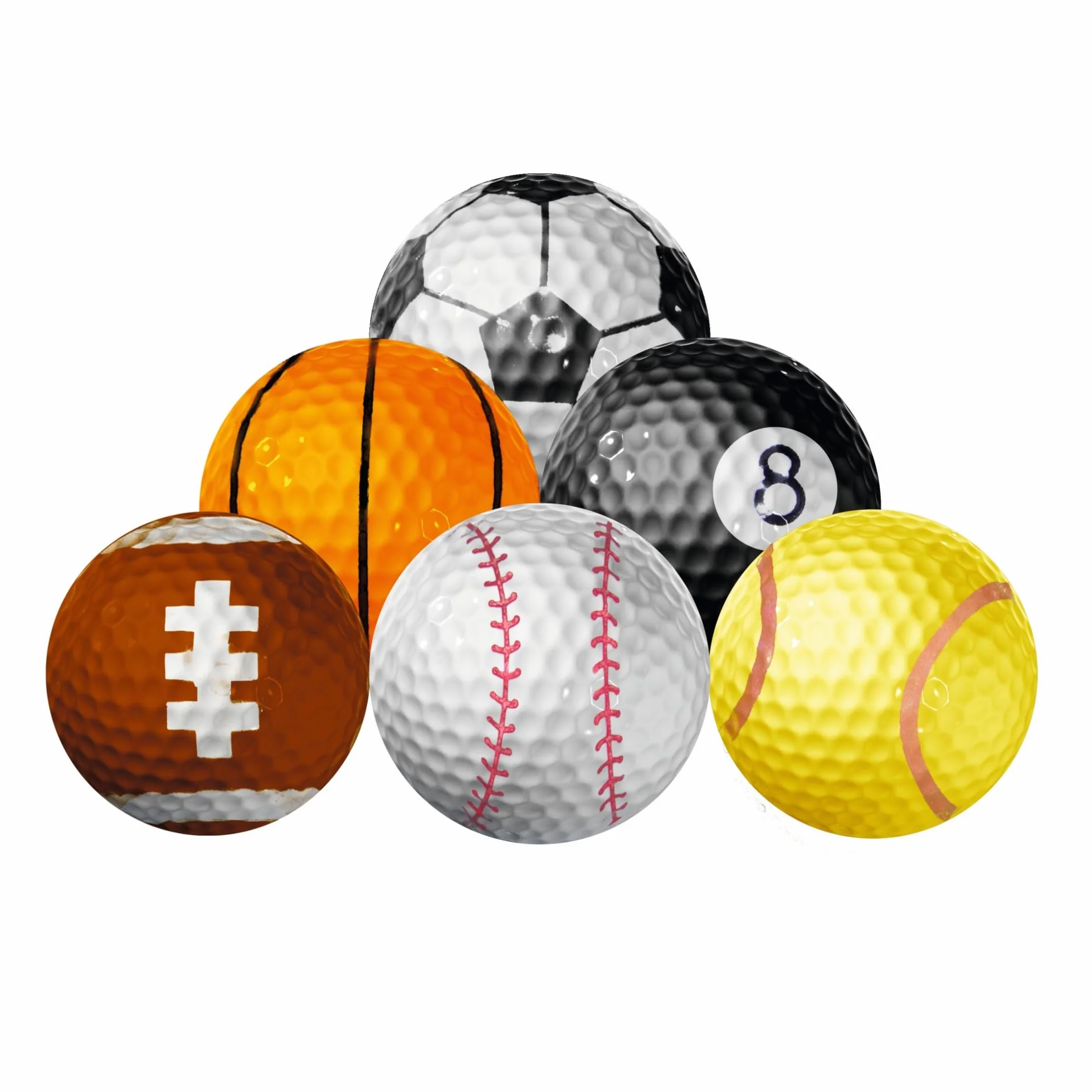 LONGRIDGE Golf Balls Pack of 6
