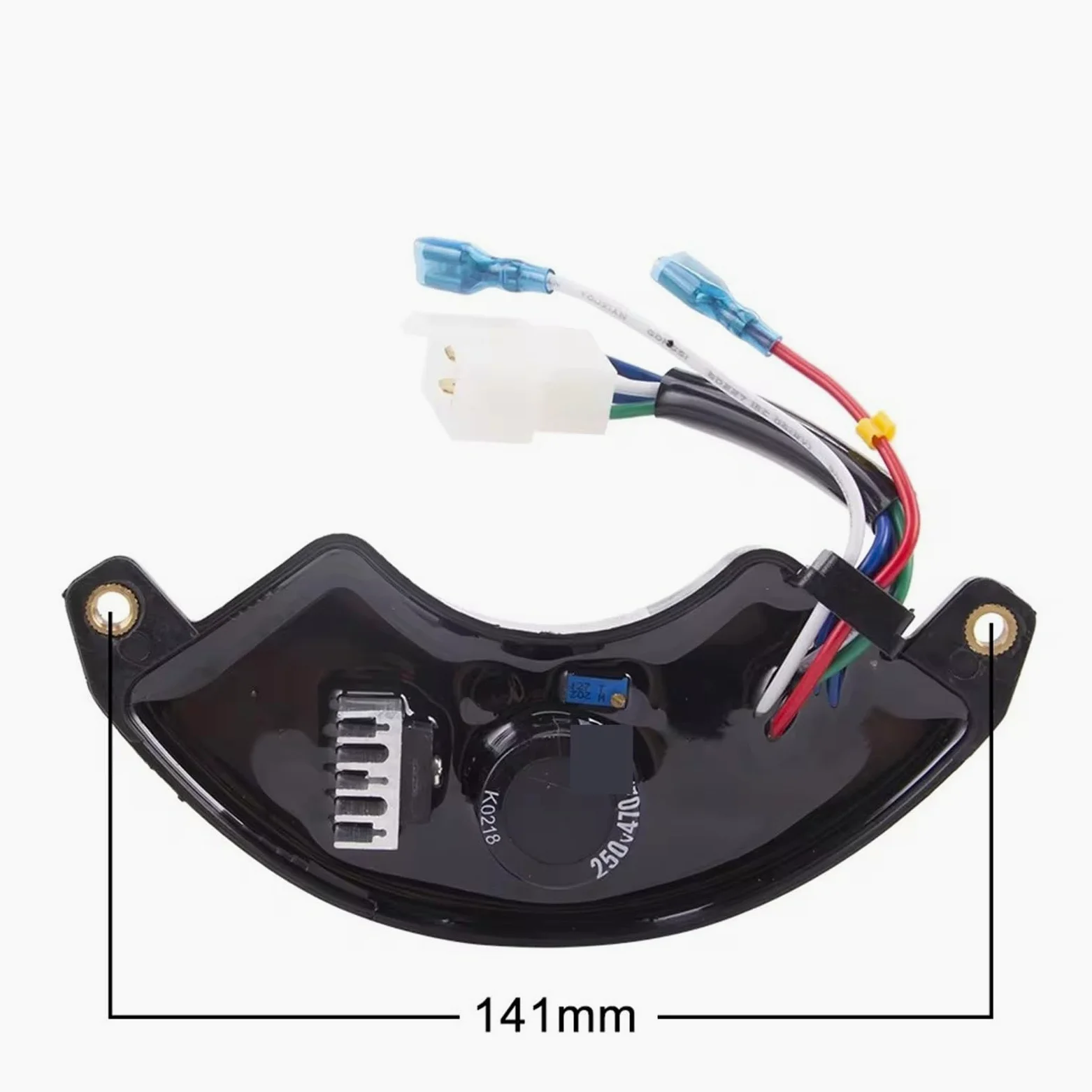Generador de gasolina monofásico AVR de 3 kW, 5 kW y 7,5 kW, regulador de voltaje automático, estabilizador y control de piezas.