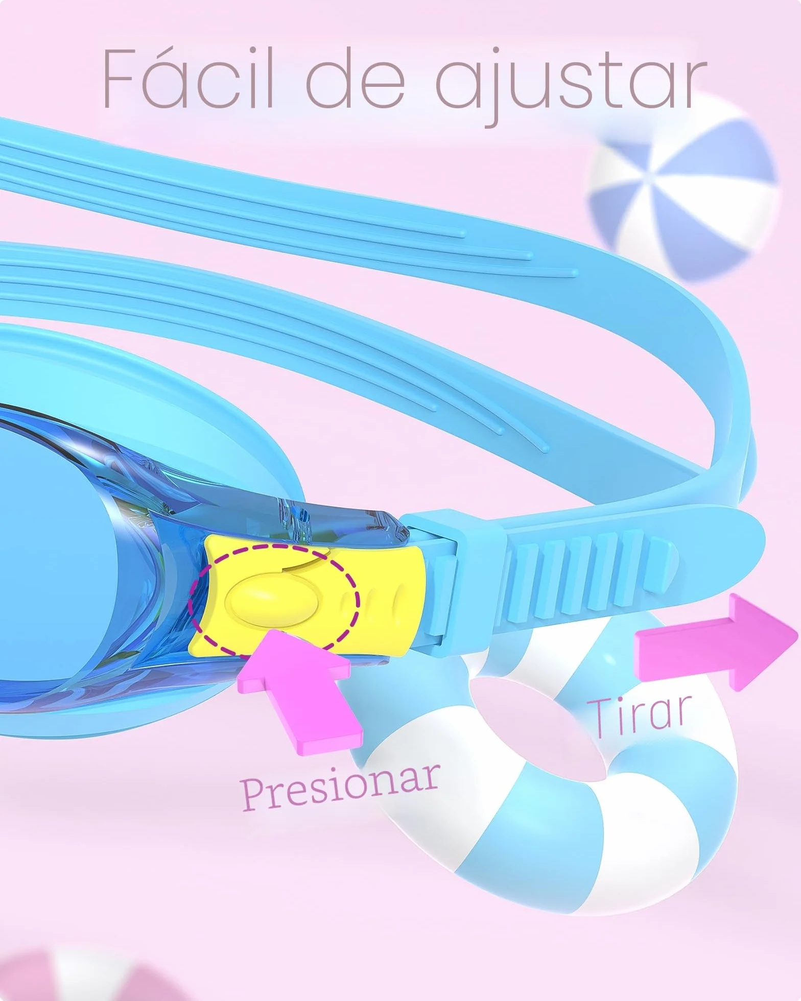 Gafas de Natación Findway 2 Piezas para Niños 4-12 Años Silicona Antivaho UV