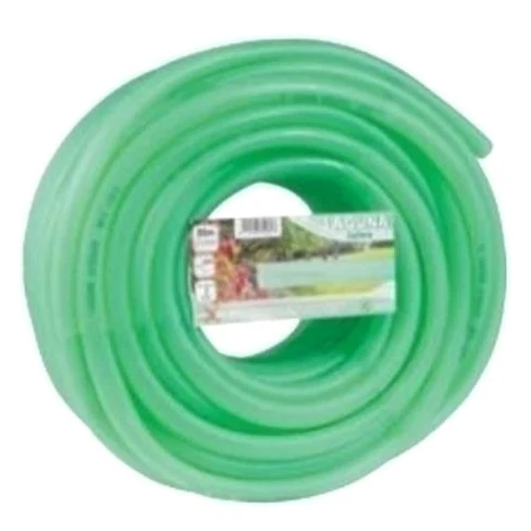 SATURNIA Tubo Manguera Latflex Reforzado, Diámetro 19 mm, Rollo 50 Metros, Verde Agua