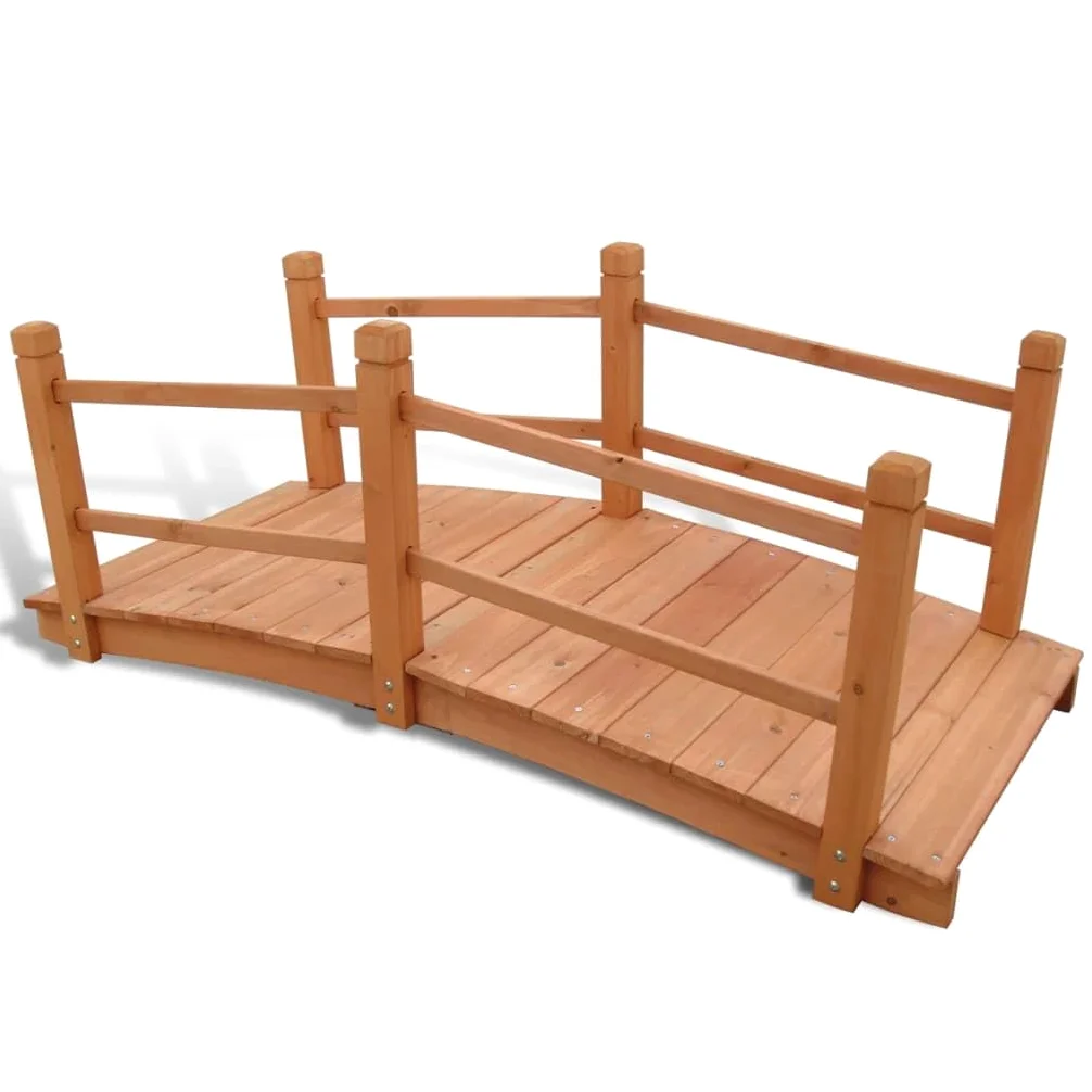 vidaXL Puente para Jardín Decorativo 140x60x56 cm