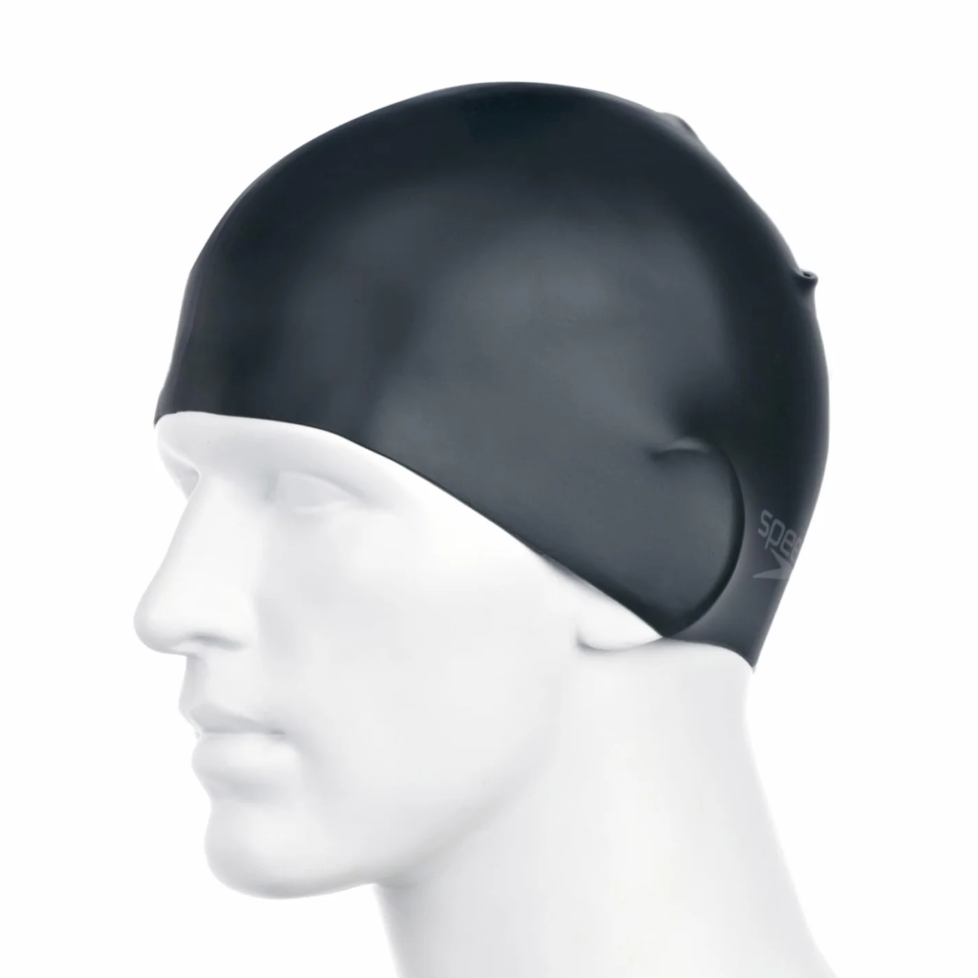 Speedo Gorro de natación de silicona moldeada liso Unisex Adulto