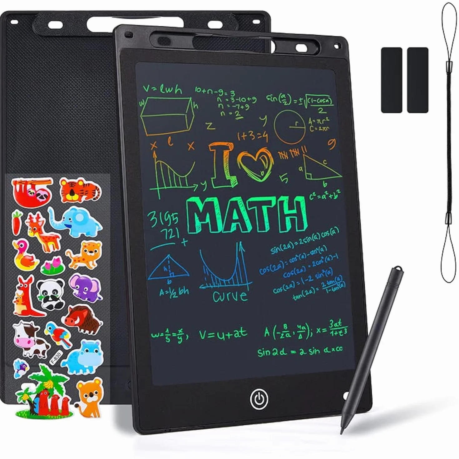 Vistoso Tableta de Escritura LCD 10 Pulgadas, Pizarra Mágica Reutilizable para Niños