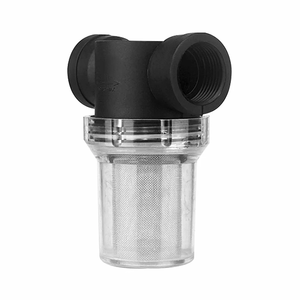 Filtro para bomba de agua, 1 filtro de malla en línea 1/2", 3/4" y 1", for tuberías riego alto caudal, conectores for jardinería(3/4")