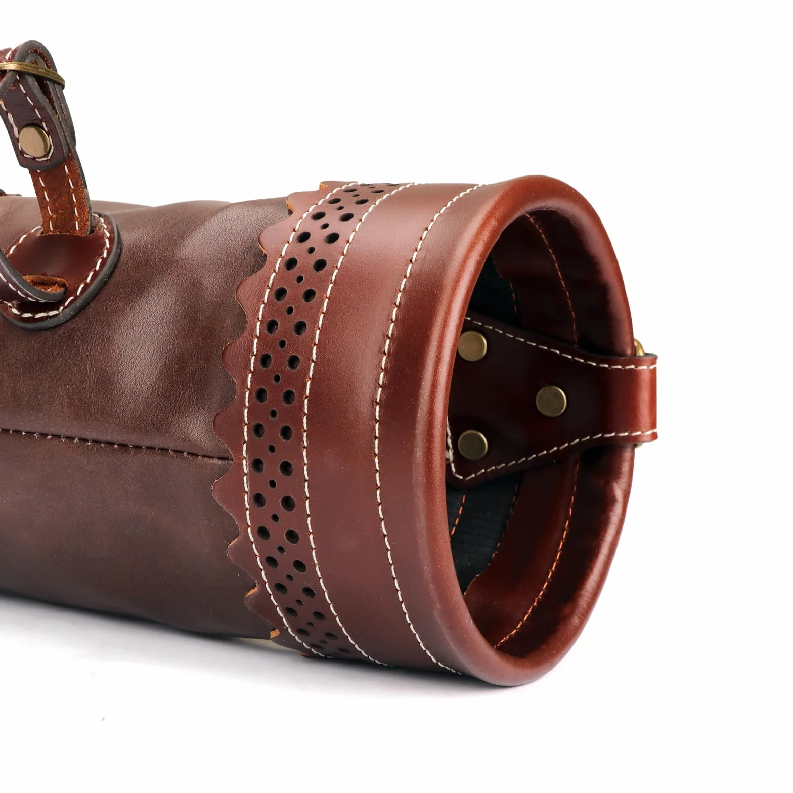 TOURBON Bolsa de transporte vintage para golf con bolsillo para pelotas