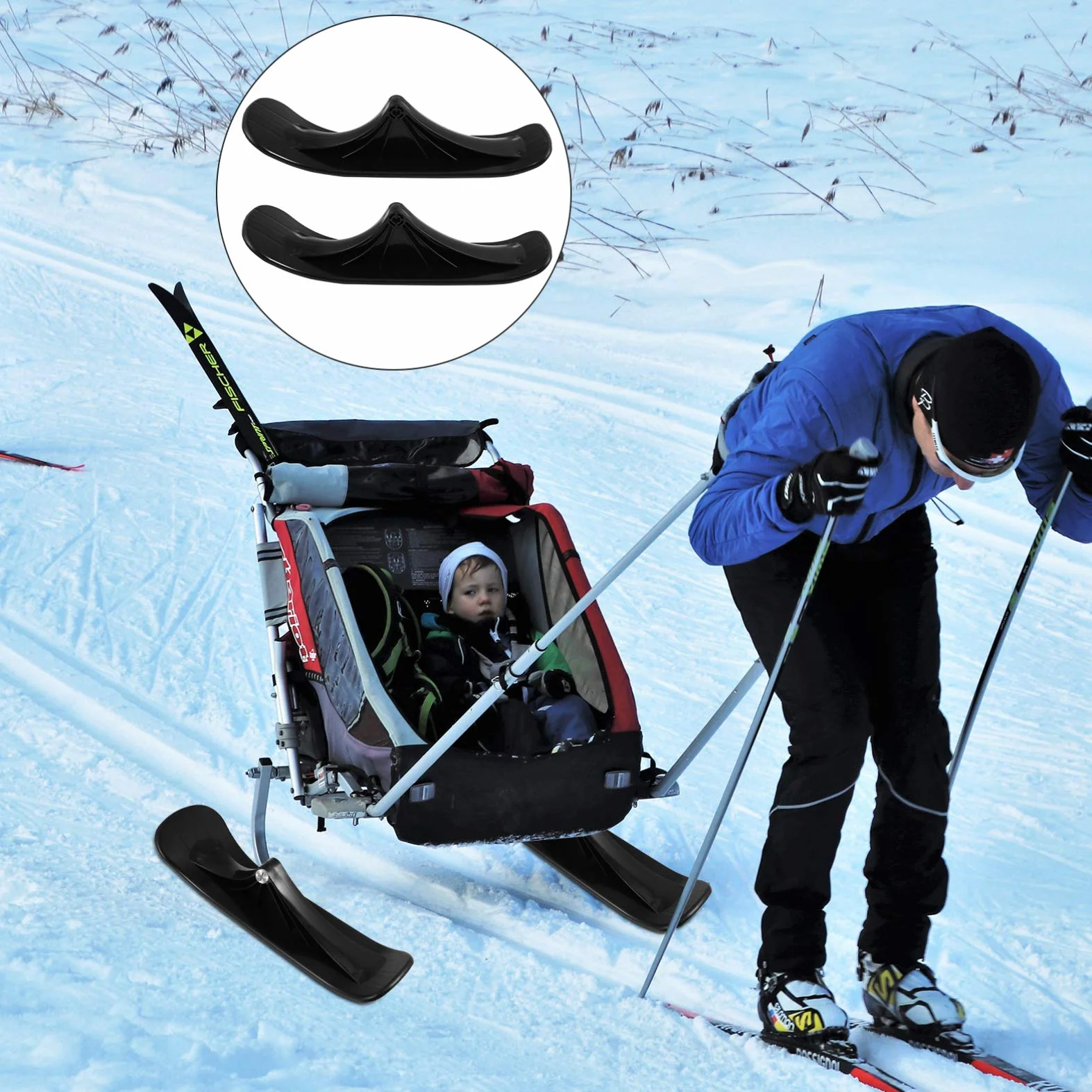 Trineo Plegable para Patines