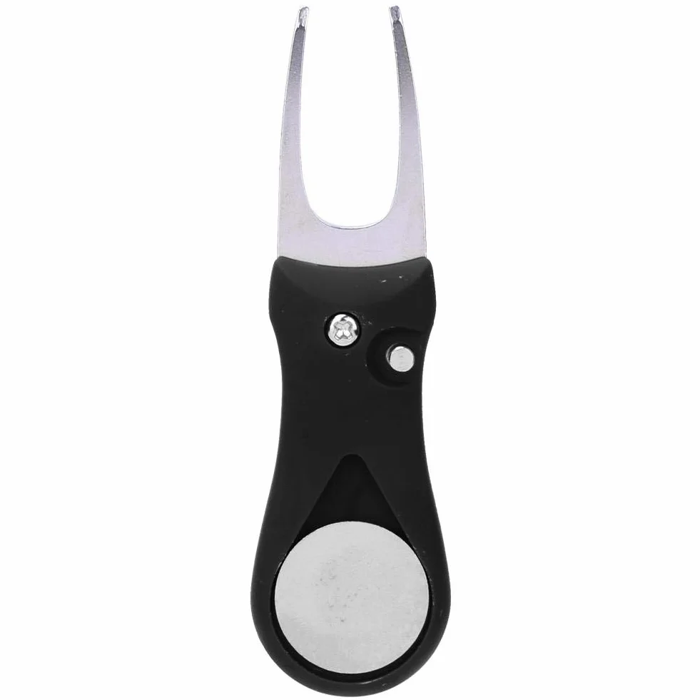 MAGT Pitch Fork Golf Herramienta de reparación de Divot Negro