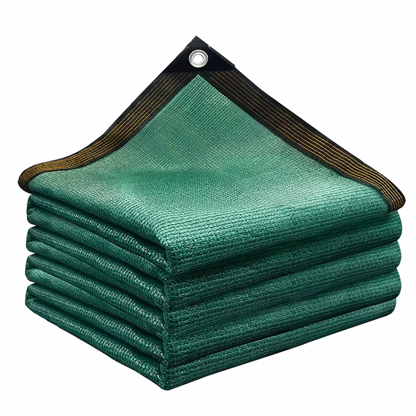 Tela de Sombra 360 x 600 cm Resistencia Desgarro, Anti Ultravioleta, Permeable Al Viento Malla de Sombreo con Ojales para Invernadero, Jardín, Pérgola, Patio Césped, Verde Oscuro