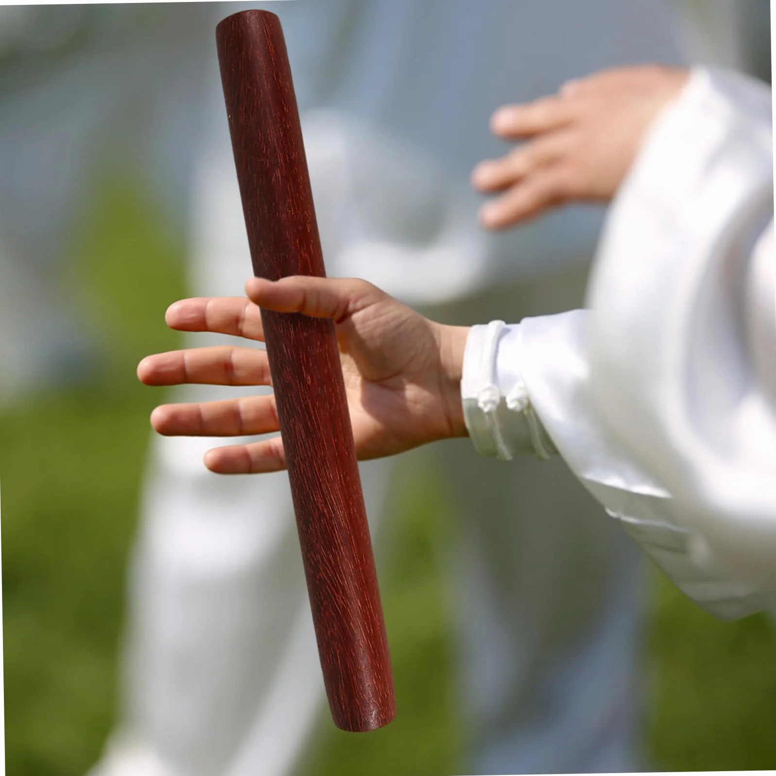 BESTonZON Defensa Personal Palo de Madera para Tai Chi Ejercicio al Aire Libre
