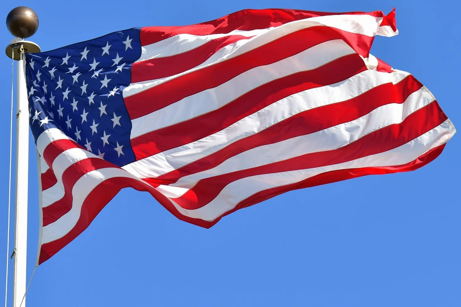 Bandera americana USA FLAG American Flag 90x150cm, bandera estadounidense, bandera de Estados Unidos, poliéster de calidad para interiores y exteriores, con bordes de doble costura de latón