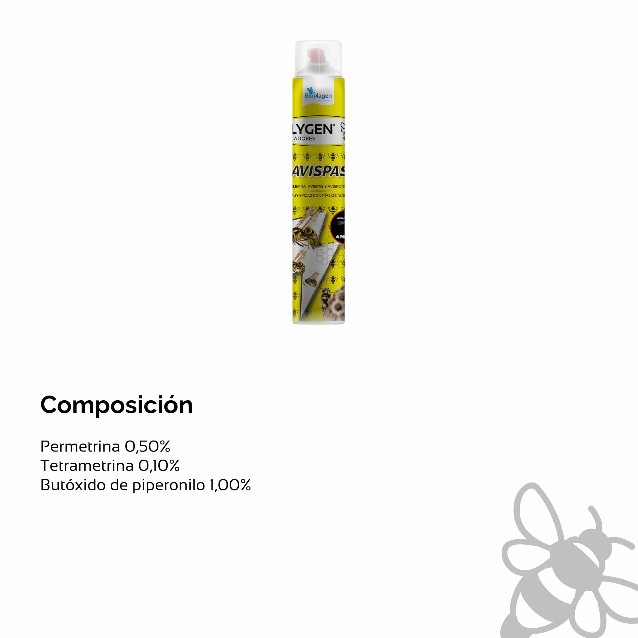 Insecticida contra avispas aerosol largo alcance | Zum-Kade Plus avispas | Formato 1 L