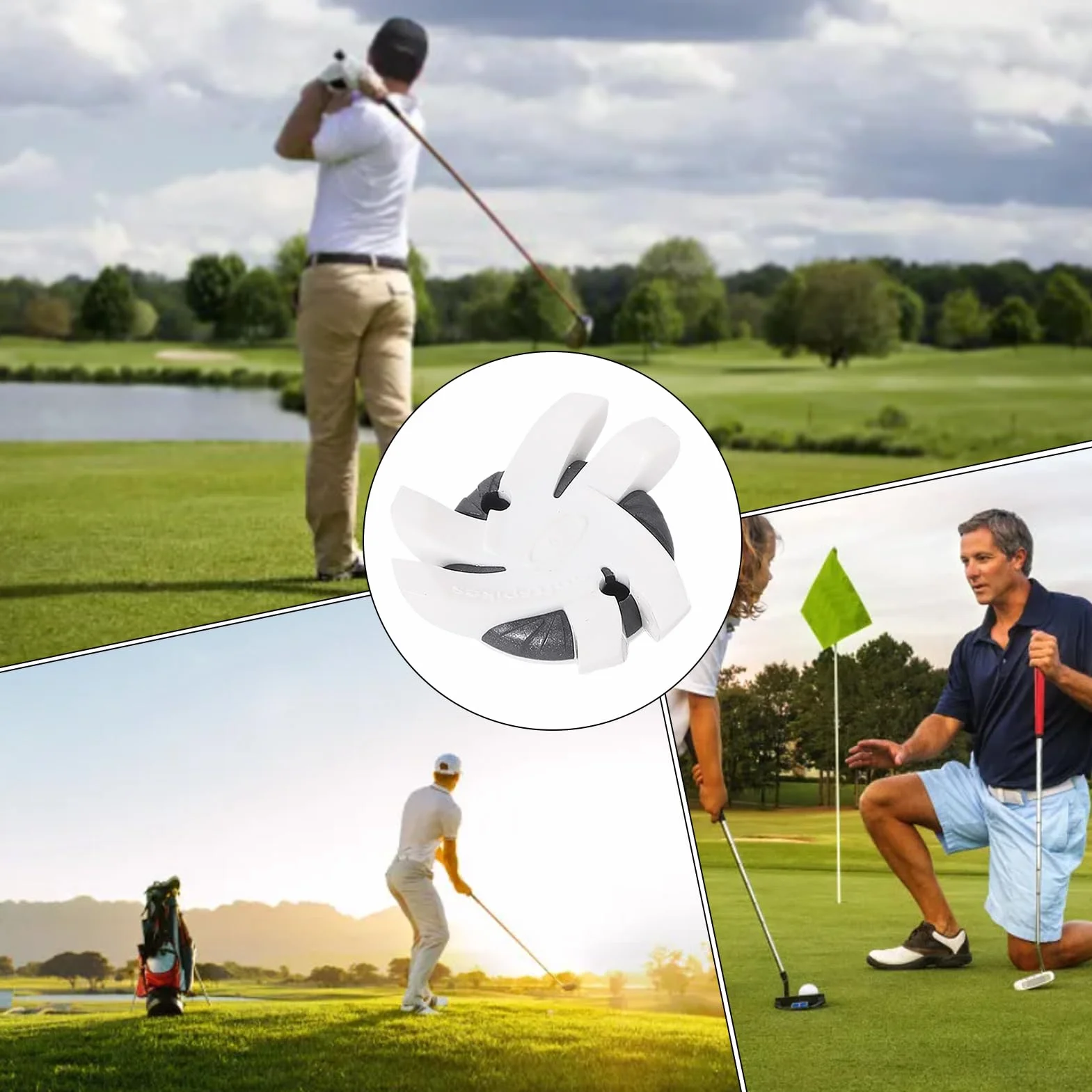 Clavos para zapatos de golf antideslizantes 12 piezas