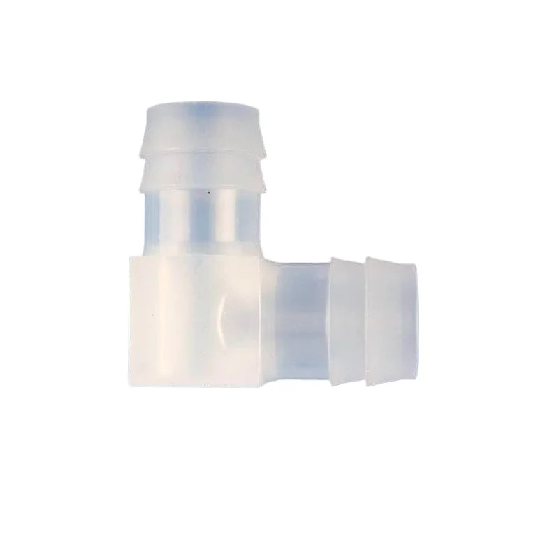 5 ~ 200 piezas de 4 ~ 20 mm de grado alimenticio PP codo pecera tubo junta jardín agua bomba aire manguera (20-20 codos, 200 piezas)