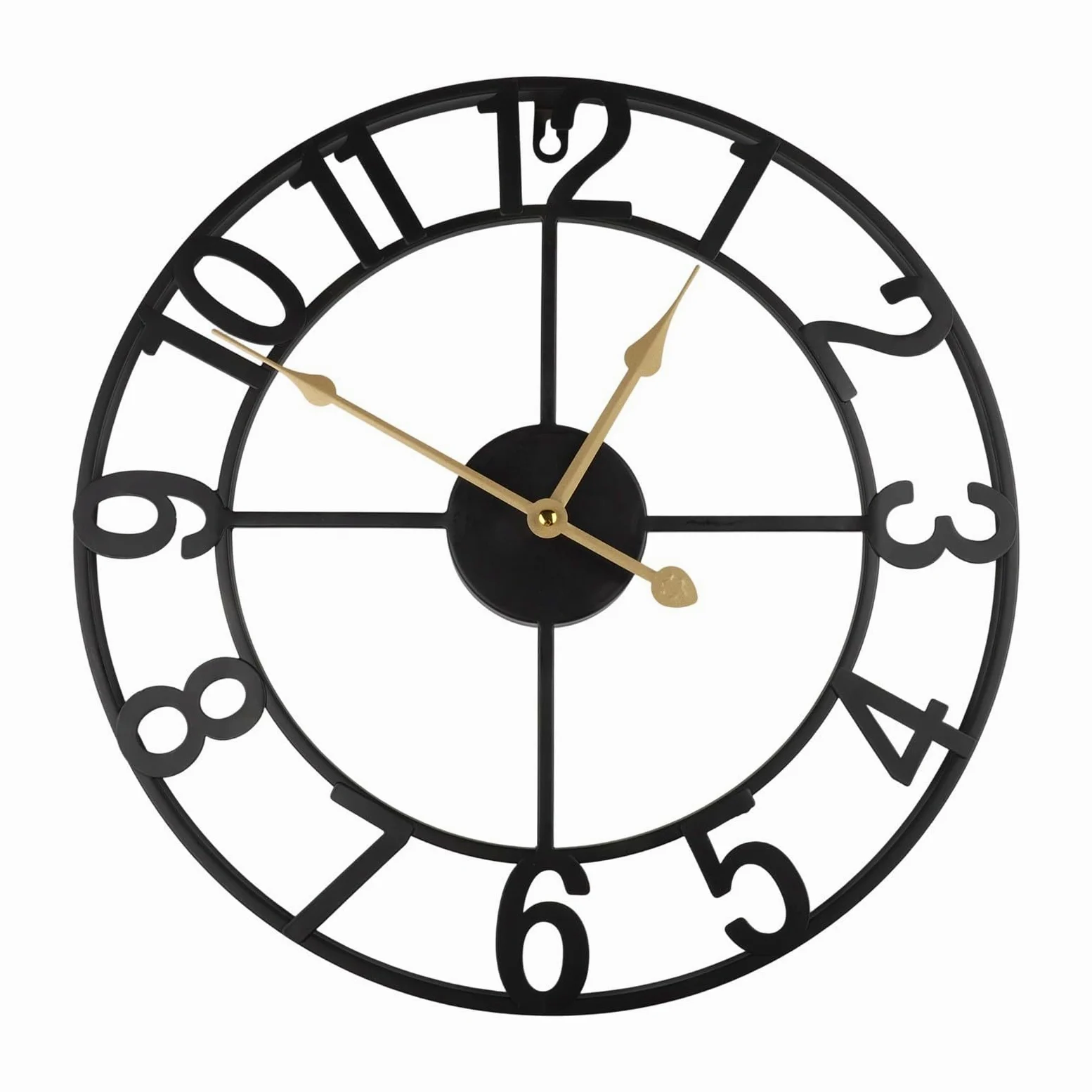 Reloj de pared de metal vintage 34 cm 40 cm para exteriores jardín grande redondo decorativo patio