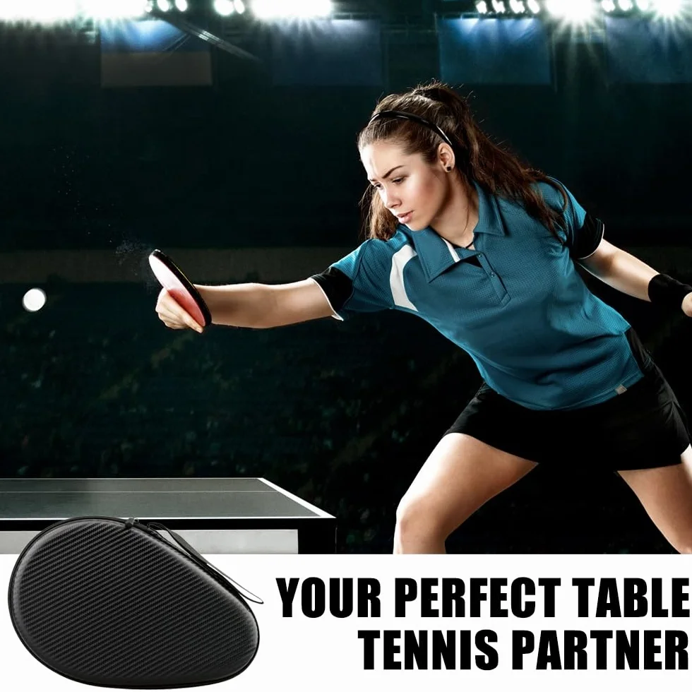 Funda para raqueta de tenis de mesa resistente al agua con cremallera