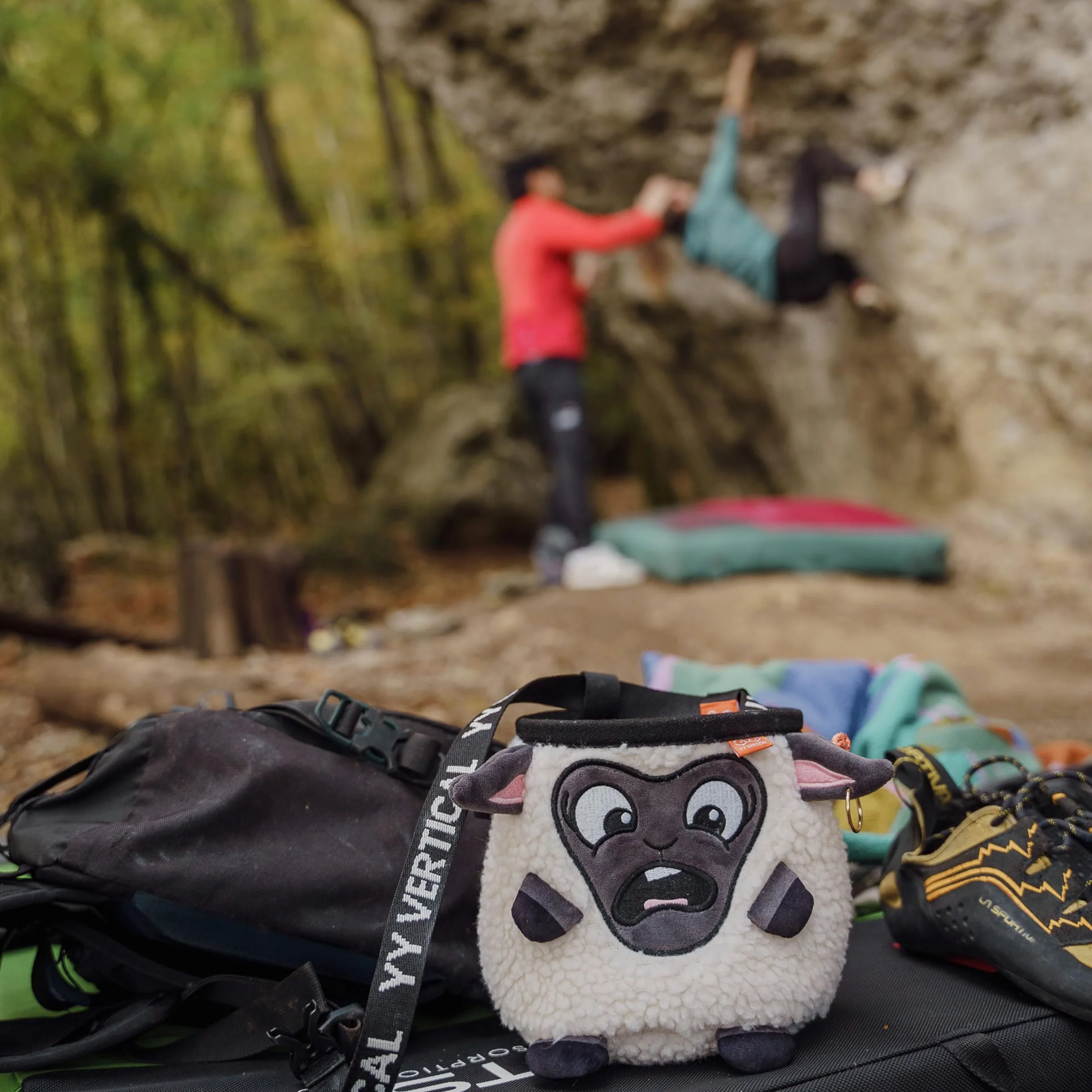 YY Vertical Bolsa de tiza para escalada en roca para adultos y niños búlder montaña