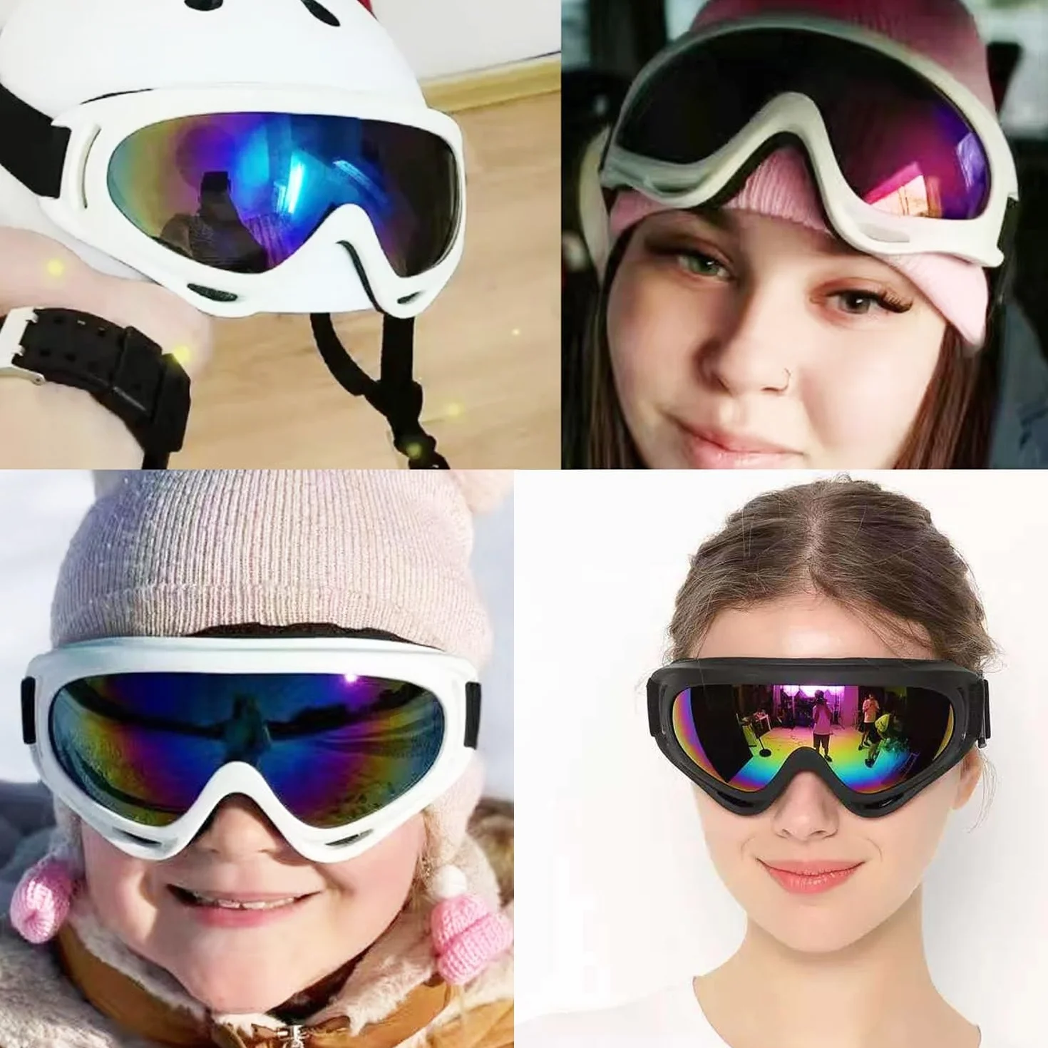 Gafas de esquí y snowboard antivaho UV protección ocular