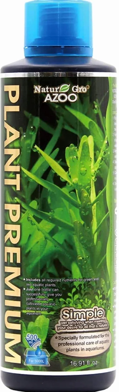 AZOO PLUS-PLANT PREMIUM 1 Litro Fertilizante para Plantas Acuáticas