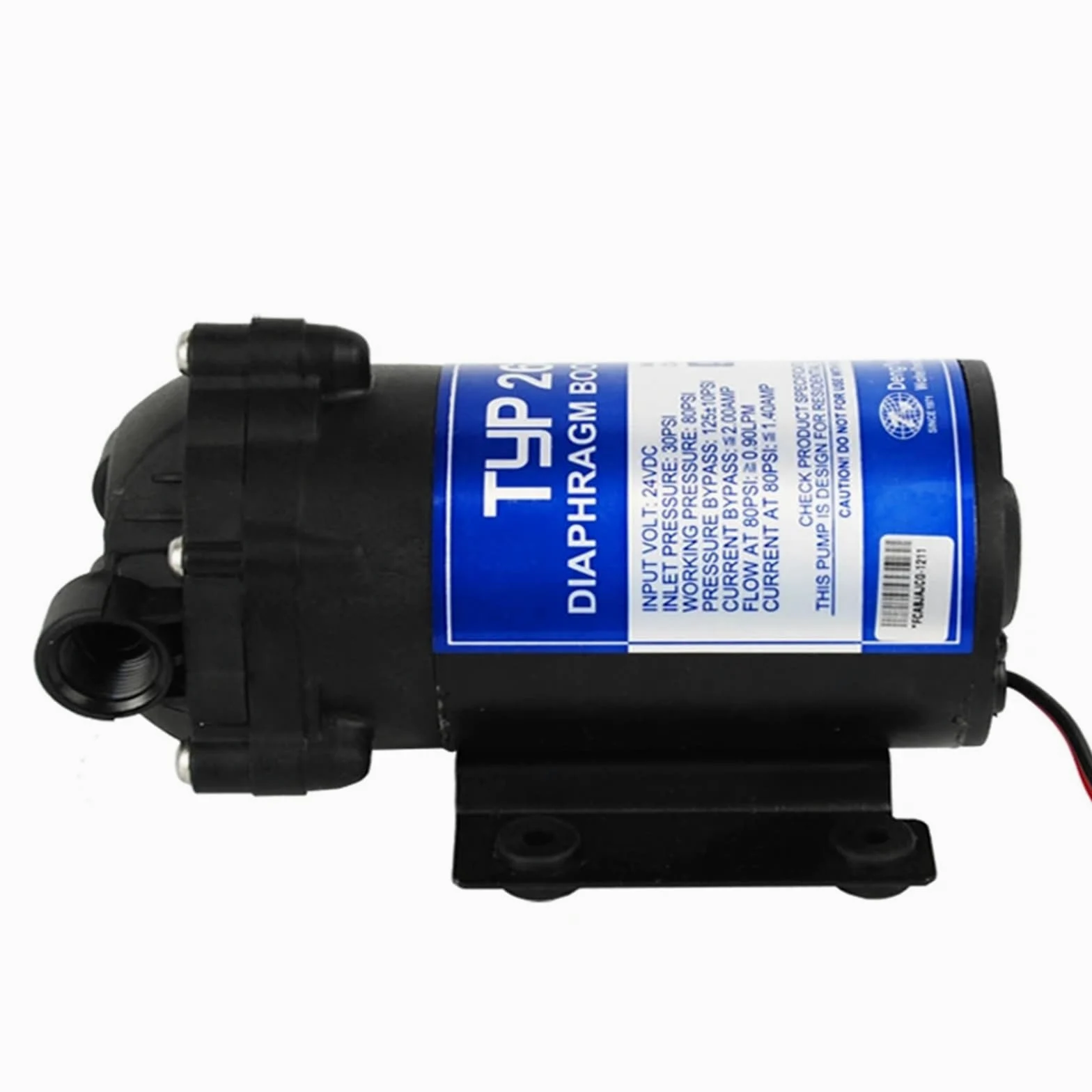1 Uds 100gpd filtro de agua bomba de refuerzo RO 2600NH for aumentar la presión del de ósmosis inversa(Without Fittings)
