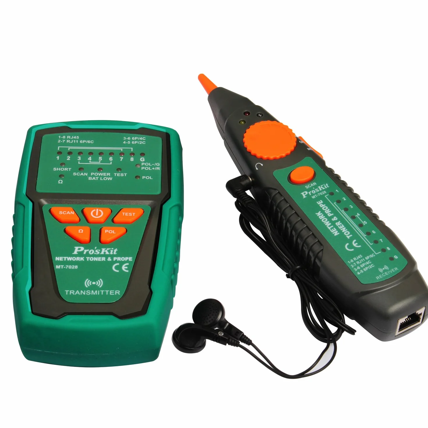 Pro'sKit MT-7028 Kit de sondeo/tono de red