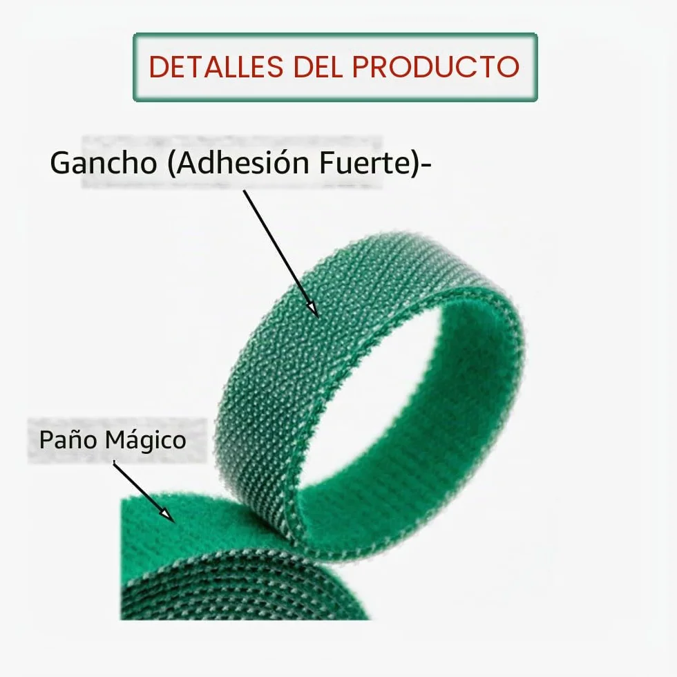 1 Rollo de Cinta para Amarrar Plantas - Agarres Fuertes Reutilizables y Ajustables - Ayuda para Escalar Plantas Resistentes a la Intemperie - 10 mm x 10 m (Verde)
