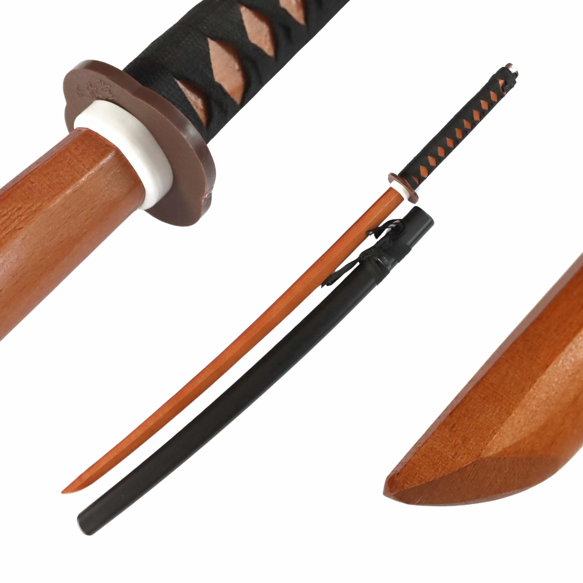 DEPICE Bokken Haya Real 101 cm 600 g Saya Cordones Iaido Aikido