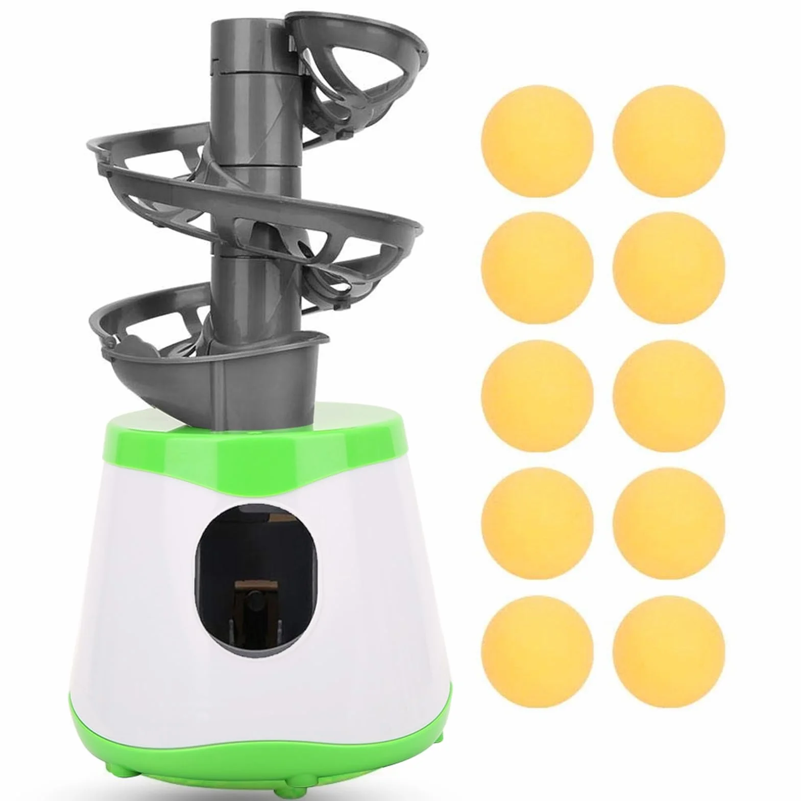 Máquina de Pelotas de Ping Pong 5000 mAh Lanzador Automático de Tenis de Mesa con 10 Pelotas de Entrenamiento